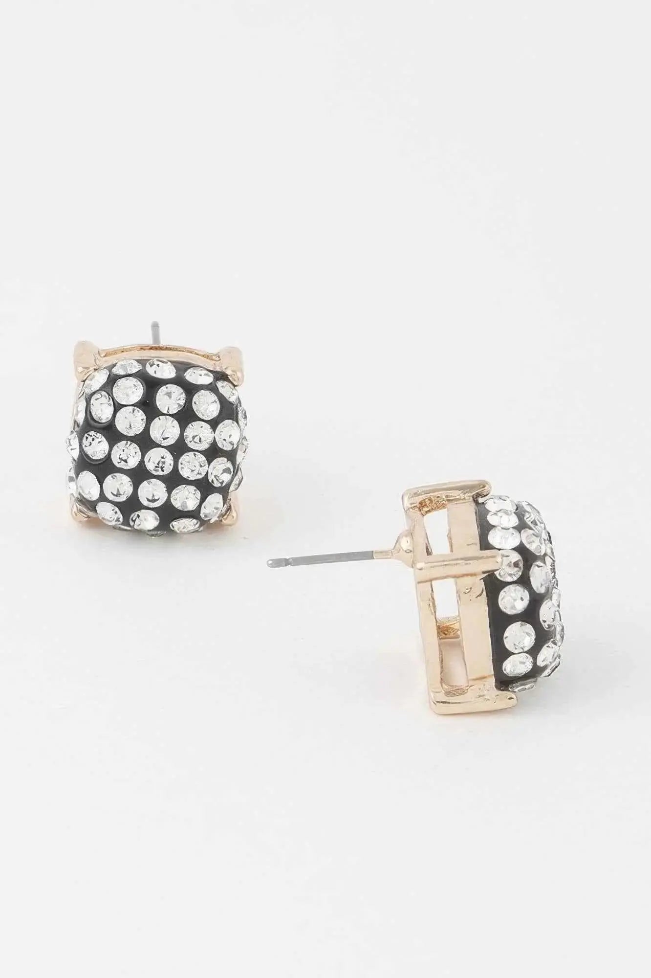 Glitter Studded Cubic Earrings - Mr Lou’s Place