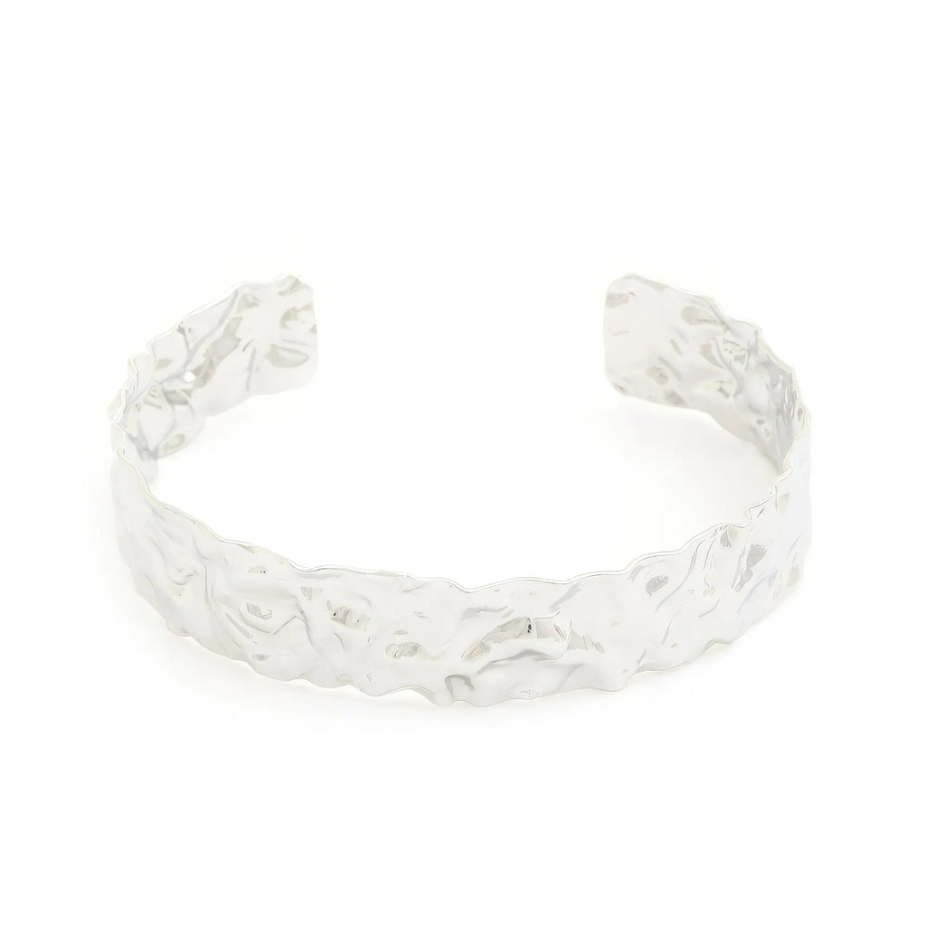 Hammered Metal Cuff Bracelet - Mr Lou’s Place