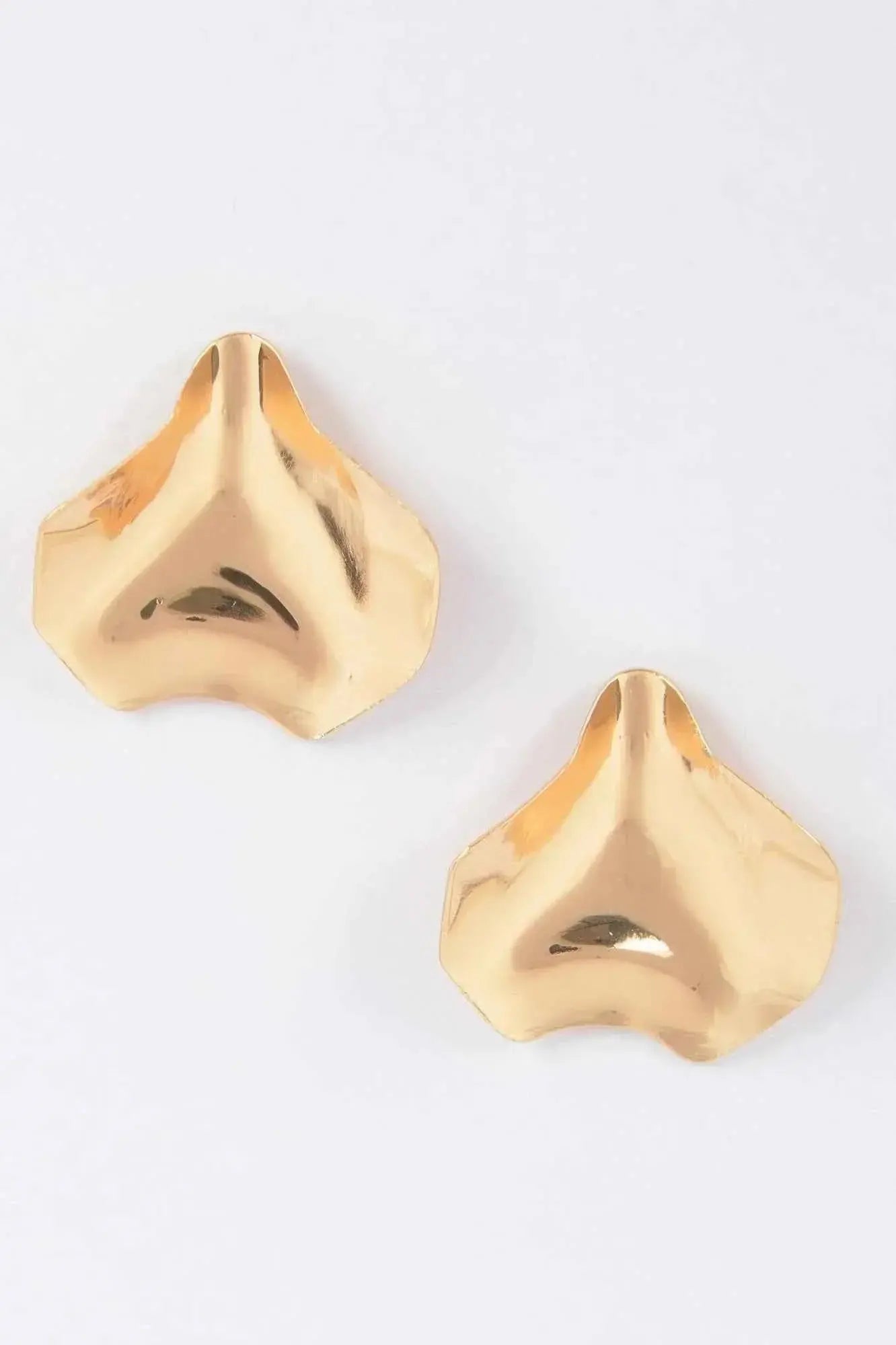 Hammered Metal Earring - Mr Lou’s Place