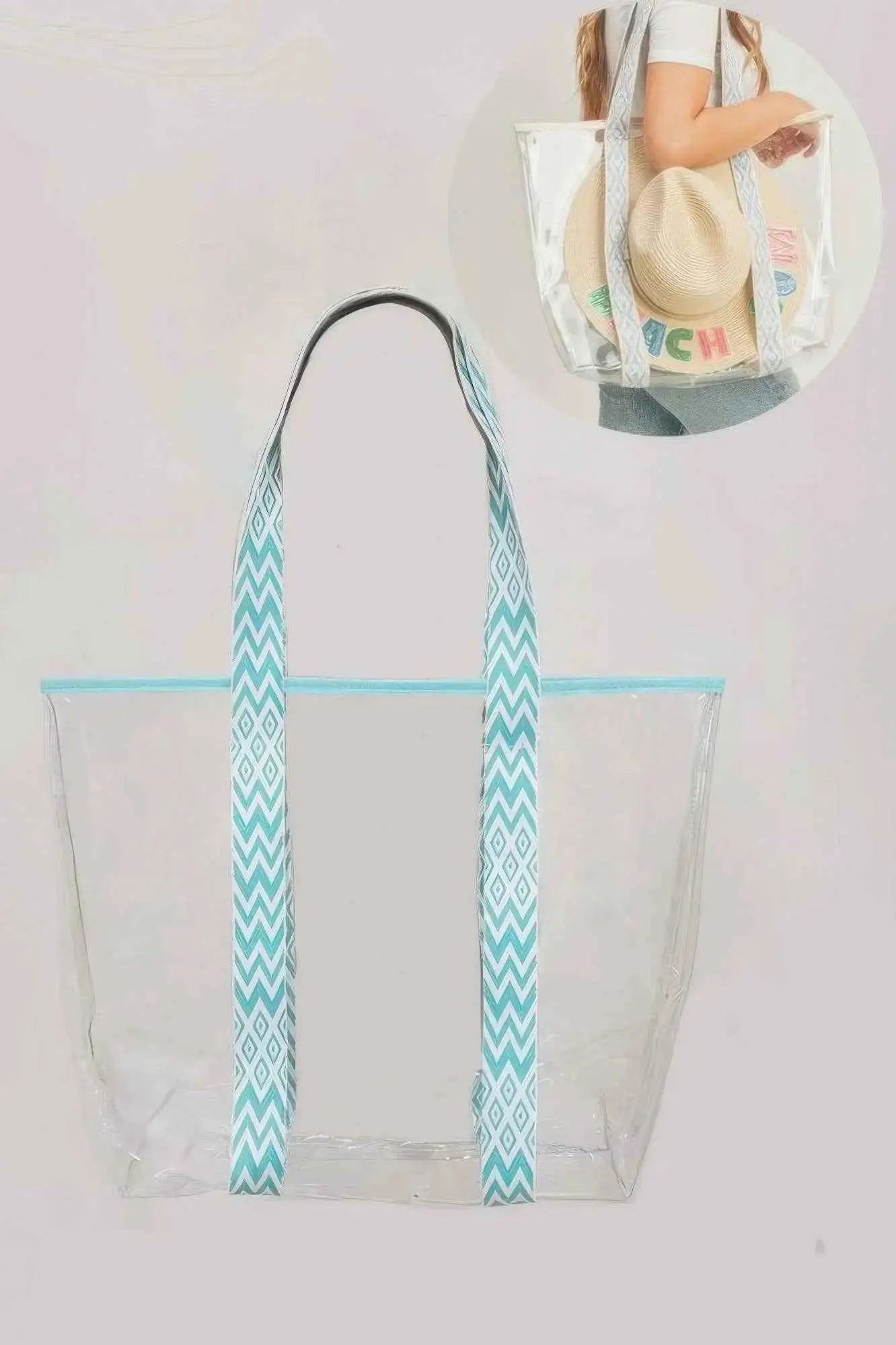 Hat Carrying Clear Tote Bag - Mr Lou’s Place