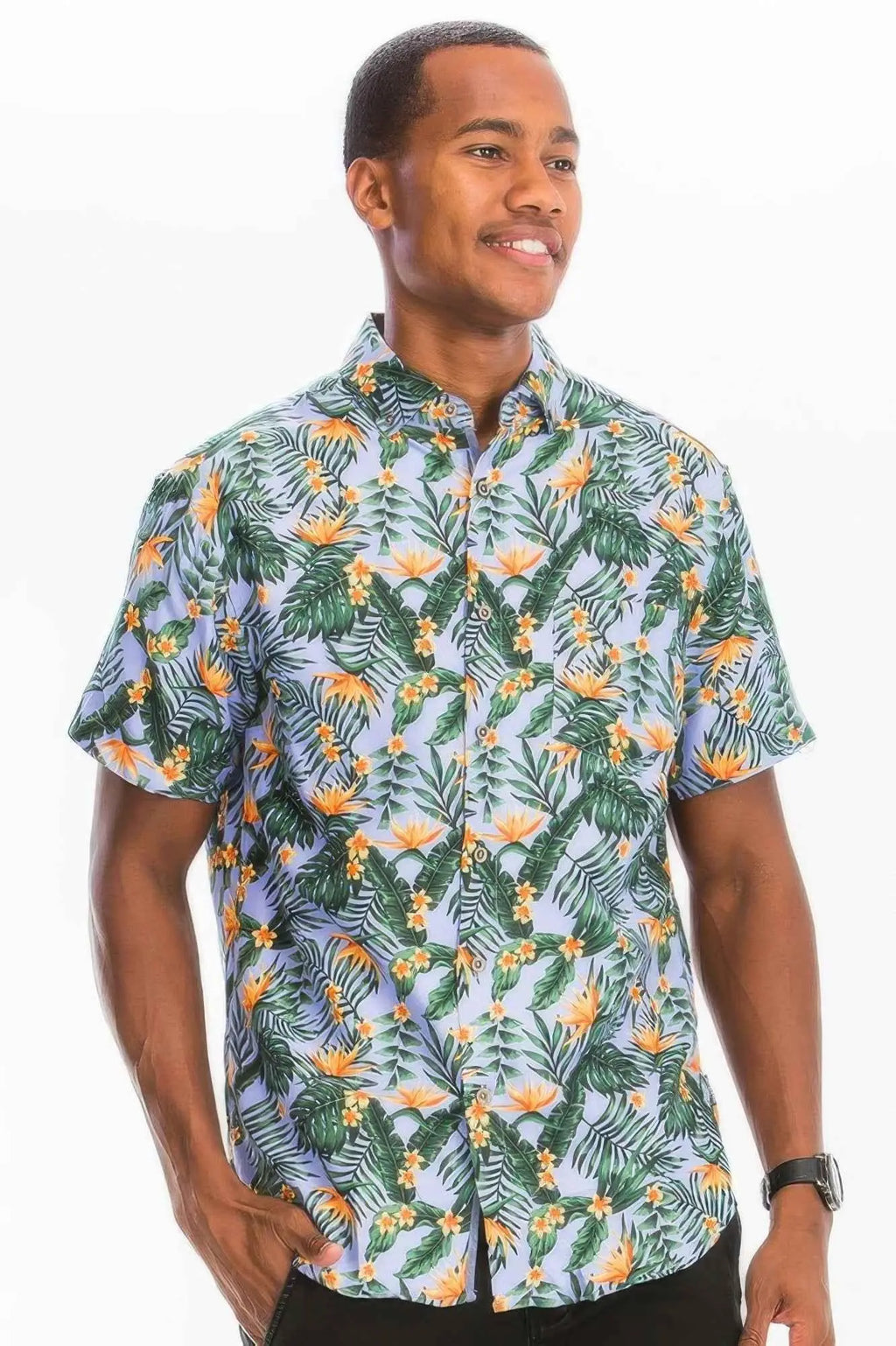 Hawaiian Button Down Shirt - Mr Lou’s Place