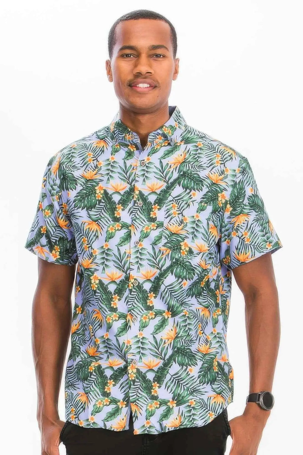 Hawaiian Button Down Shirt - Mr Lou’s Place