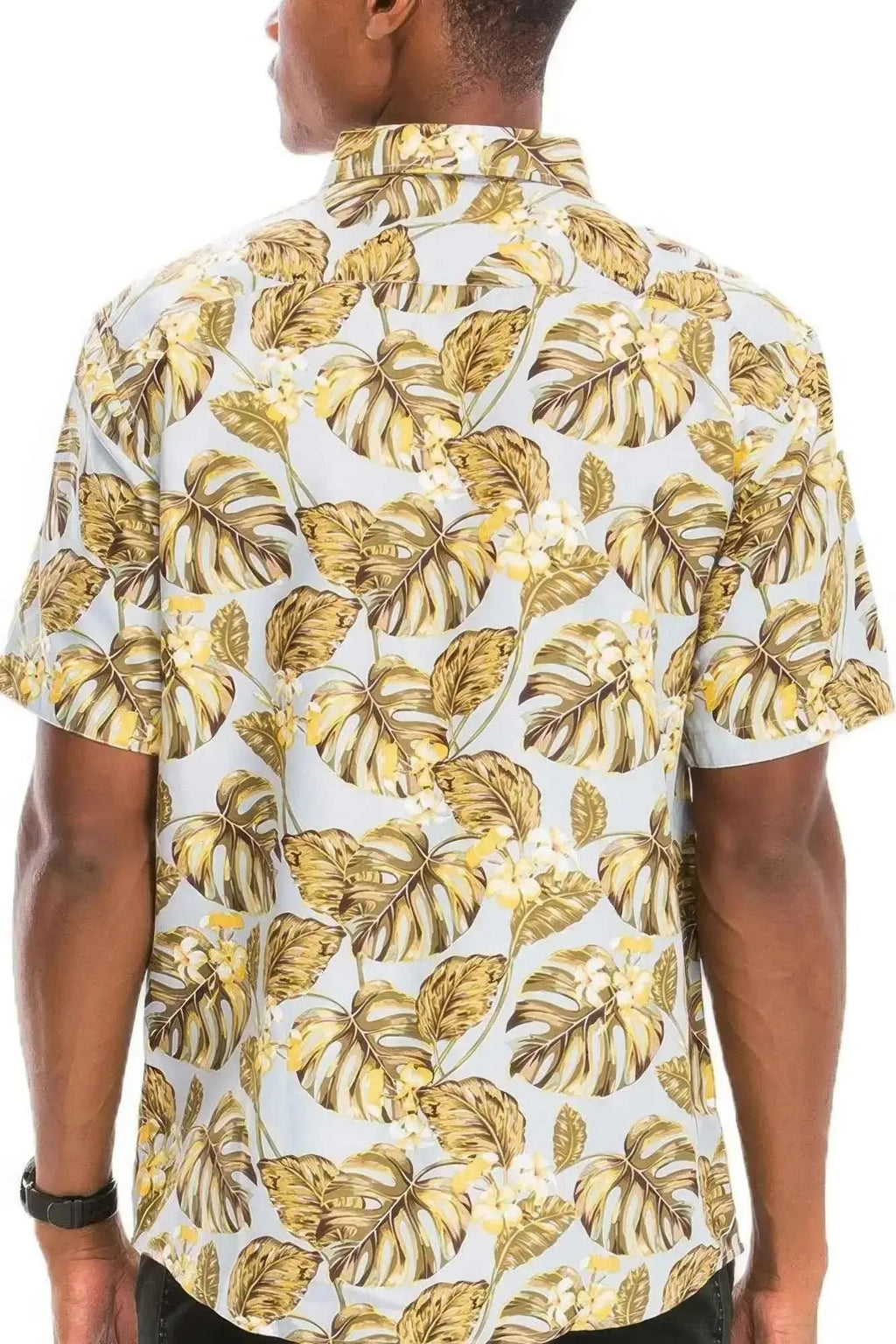 Hawaiian Print Button Down Shirt - Mr Lou’s Place