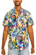 Hawaiian Print Button Down Shirt - Mr Lou’s Place