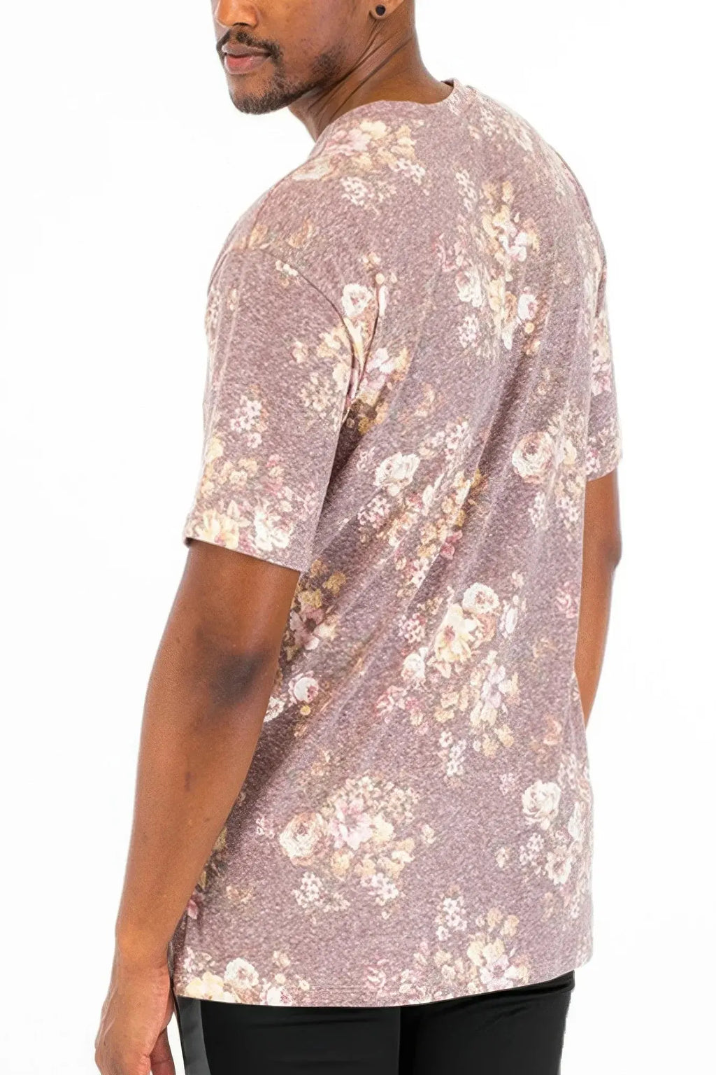 Heathered Floral Tshirt - Mr Lou’s Place