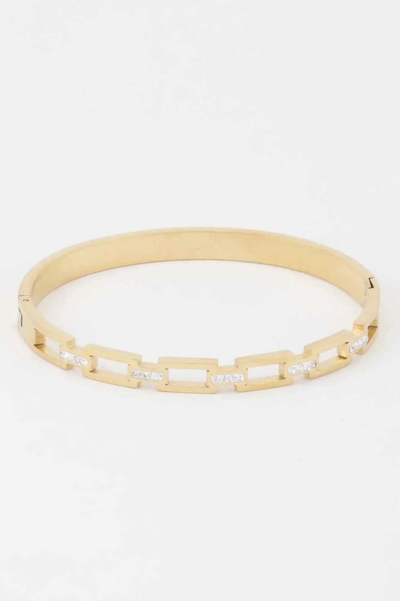 Jeweled Chain Clasp Bracelet - Mr Lou’s Place