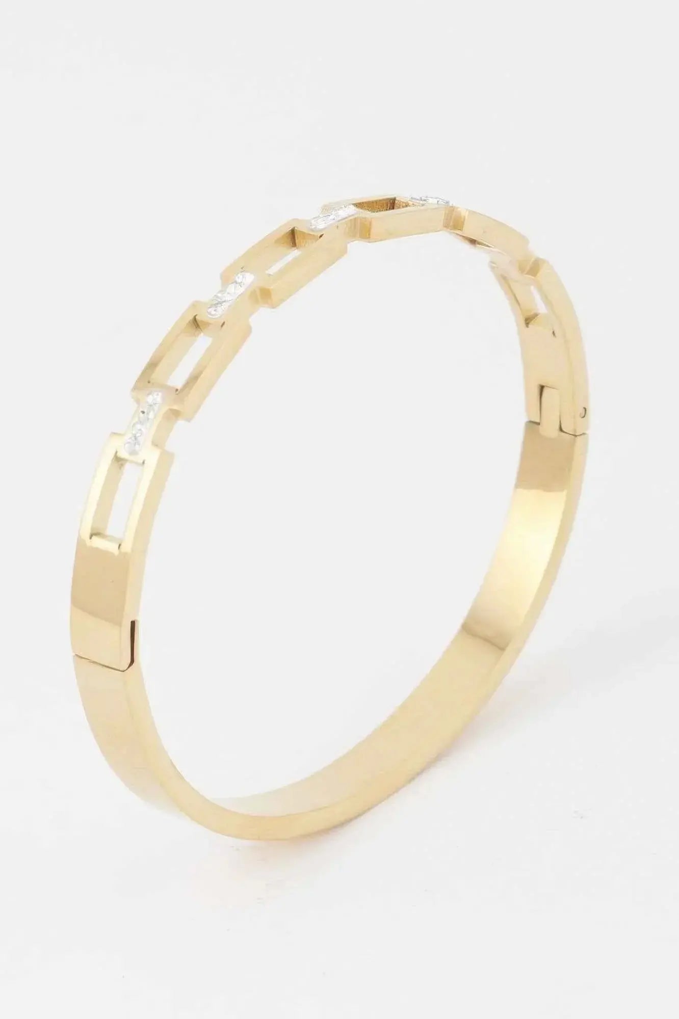 Jeweled Chain Clasp Bracelet - Mr Lou’s Place