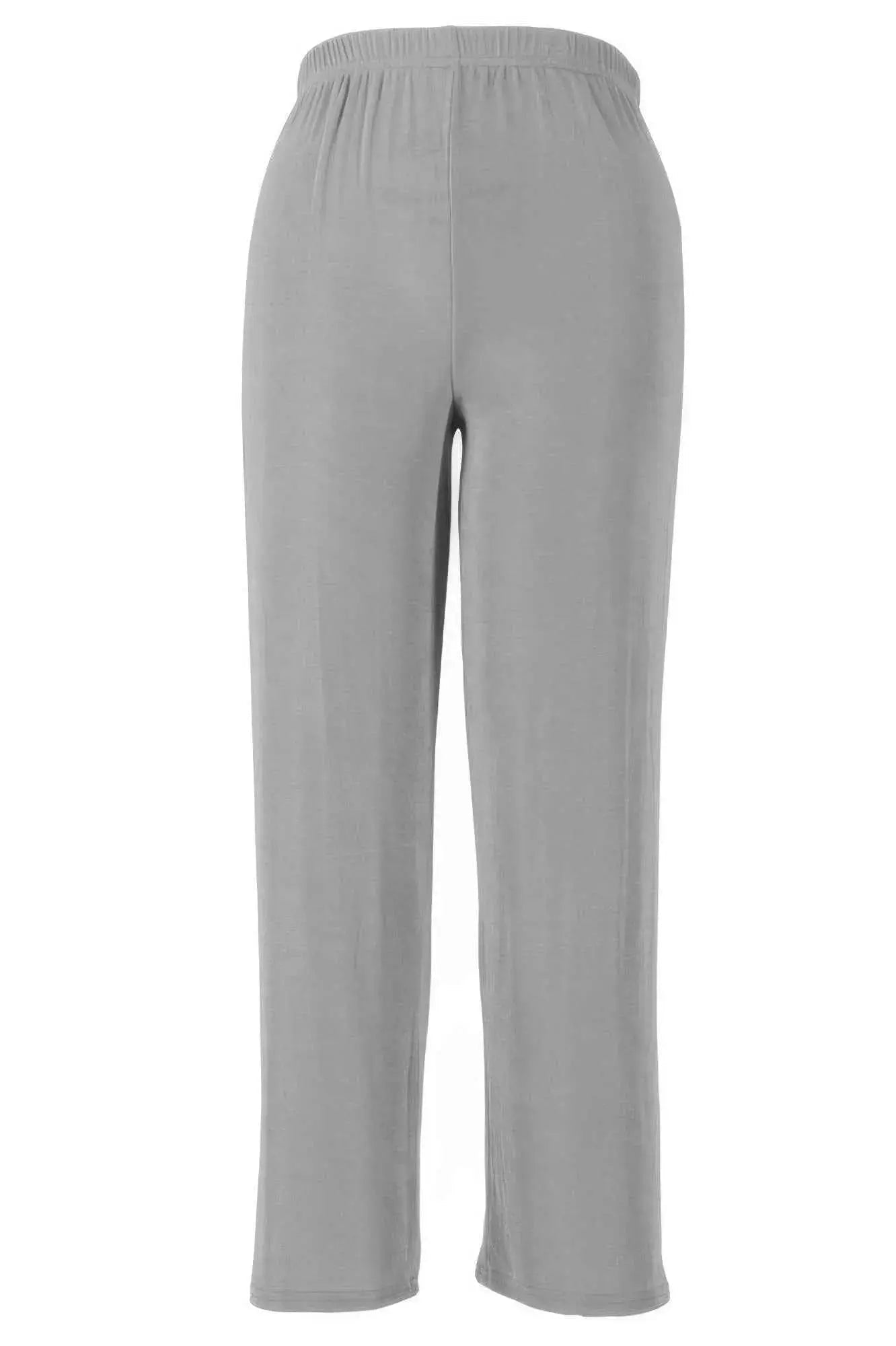 Jostar Stretchy Acetate Solid Long Plus Pants - Mr Lou’s Place