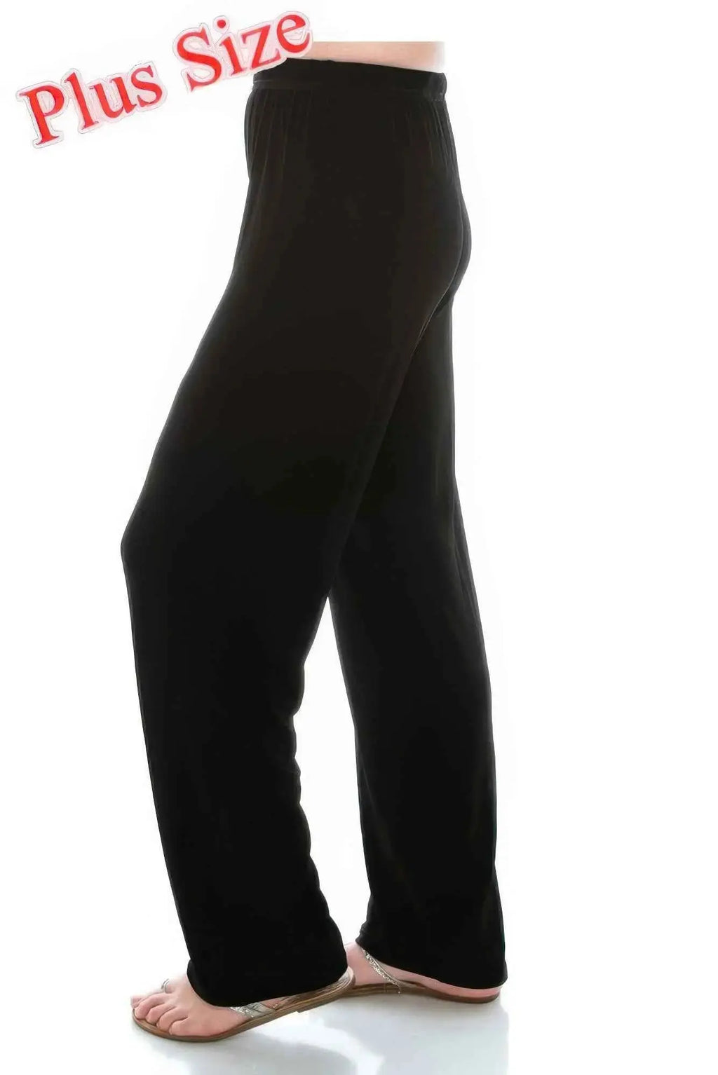 Jostar Stretchy Acetate Solid Long Plus Pants - Mr Lou’s Place