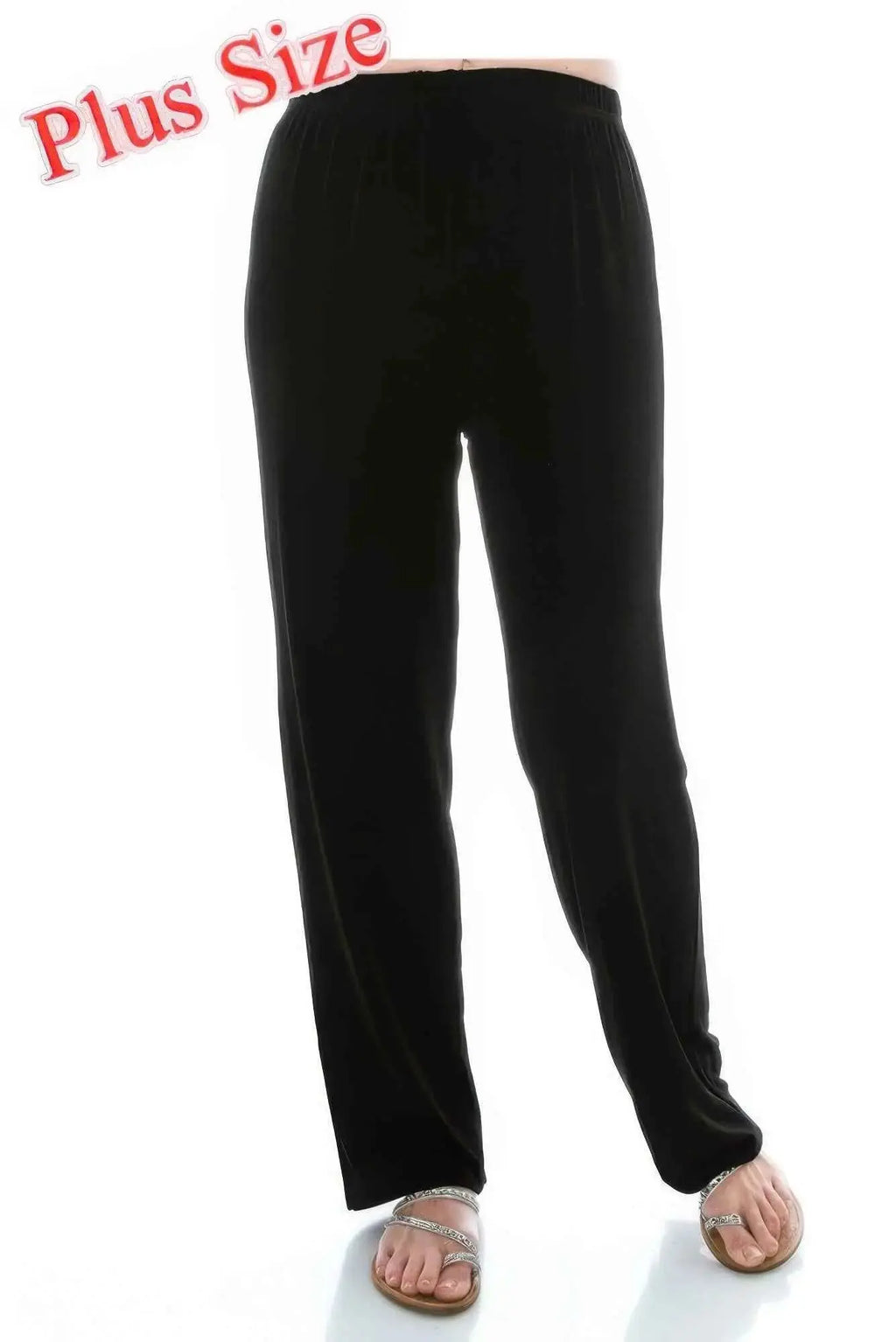Jostar Stretchy Acetate Solid Long Plus Pants - Mr Lou’s Place