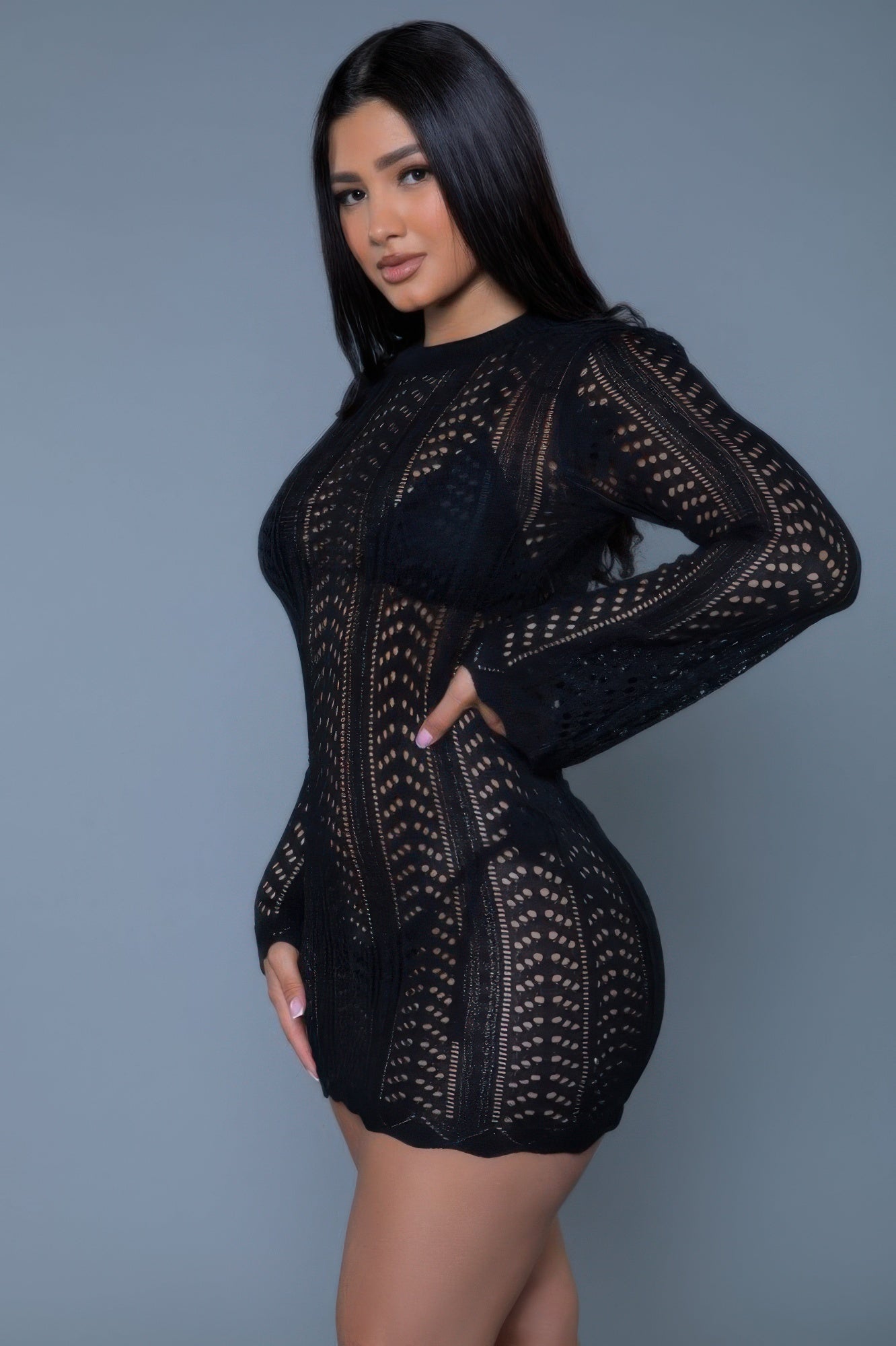 Kinsley Crochet Mini Dress - Mr Lou’s Place