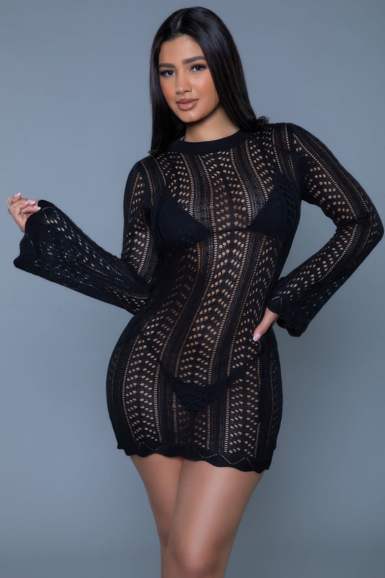 Kinsley Crochet Mini Dress - Mr Lou’s Place