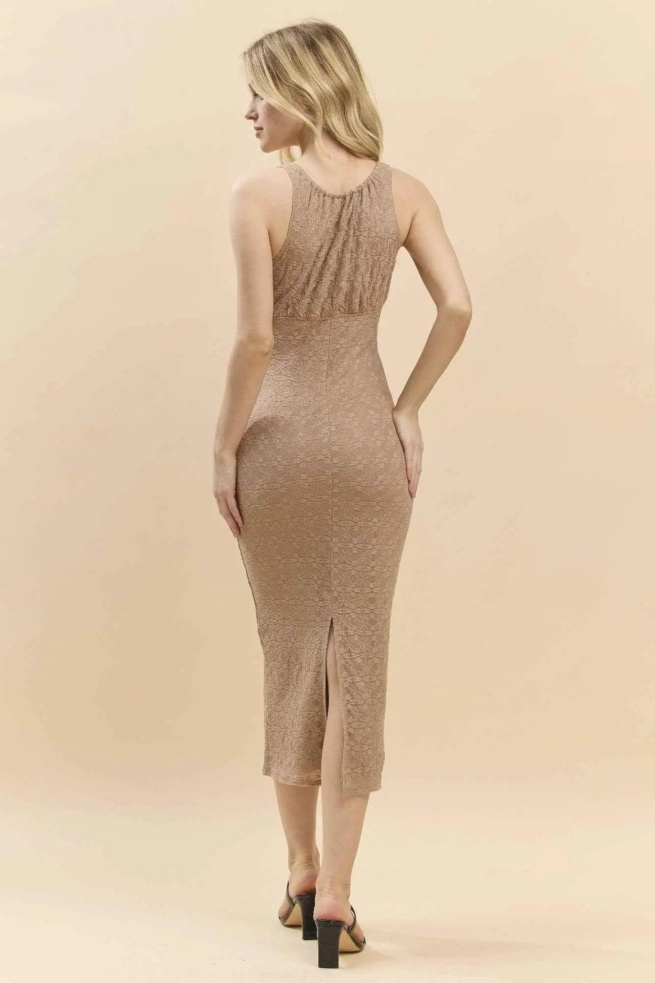 Lace Midi Dress - Mr Lou’s Place