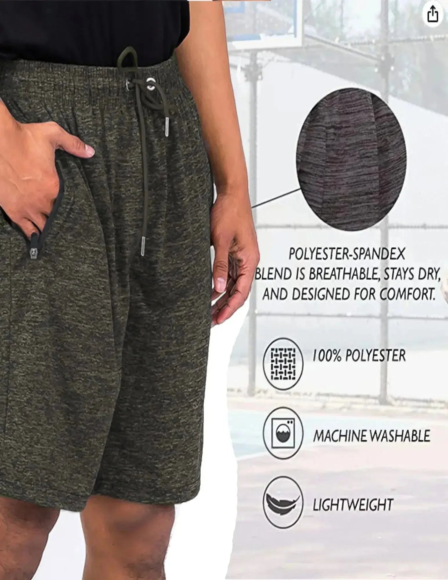 Light Weight Active Running Shorts - Mr Lou’s Place