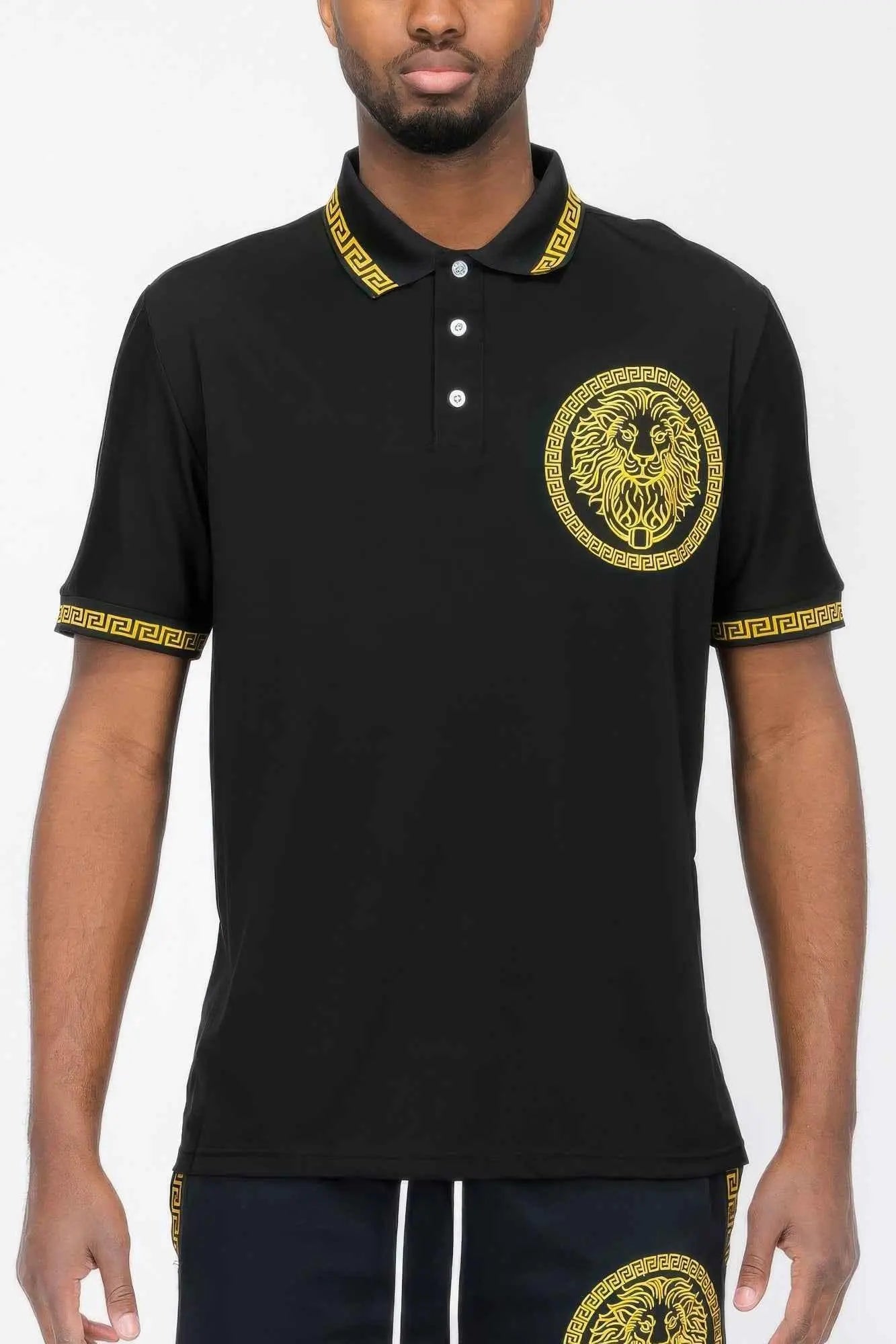 Lion Head Polo Shirt - Mr Lou’s Place