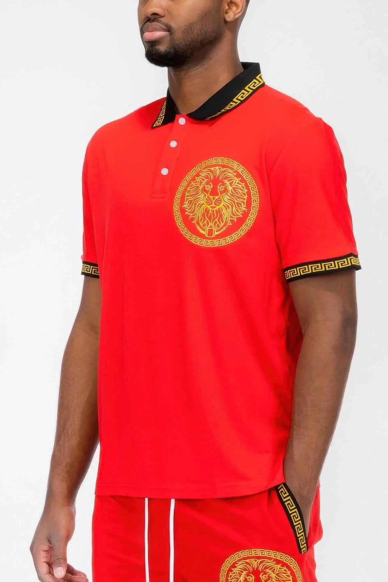 Lion Head Polo Shirt - Mr Lou’s Place