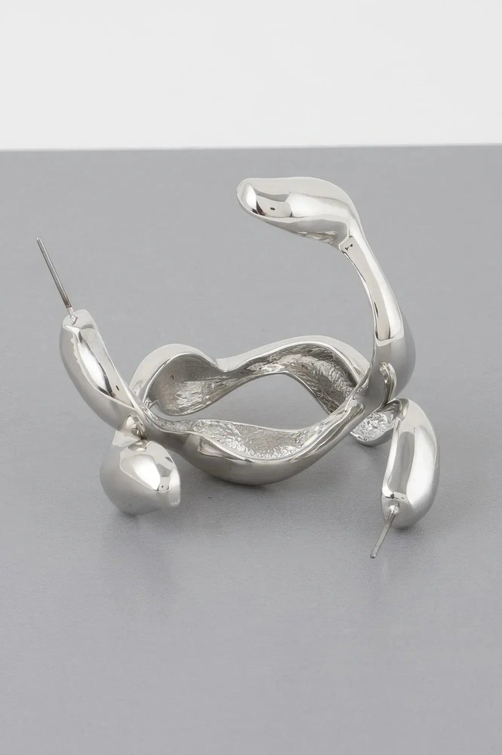 Liquid Wave Hoop Earrings - Mr Lou’s Place