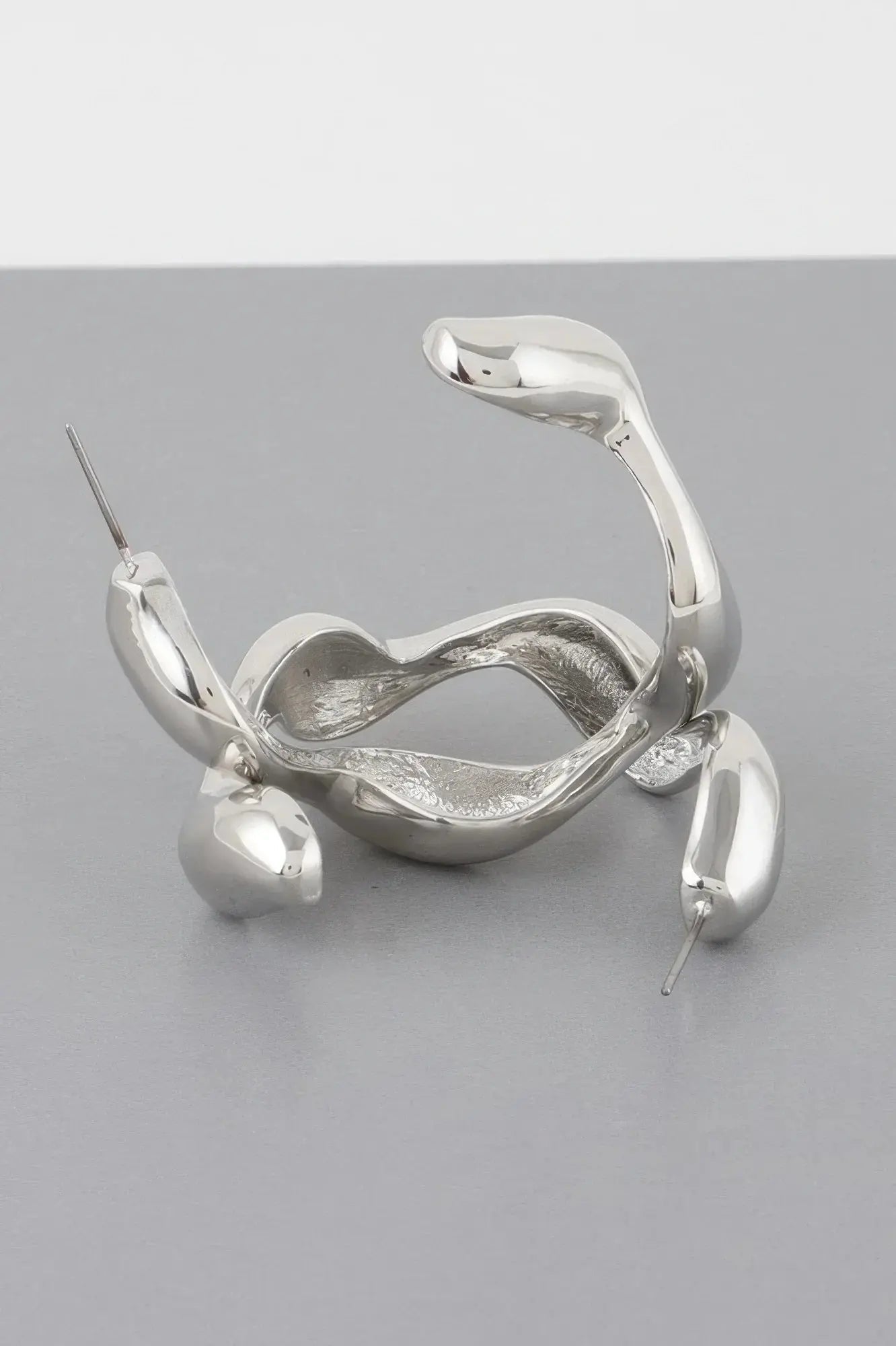 Liquid Wave Hoop Earrings - Mr Lou’s Place
