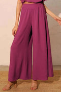 Matte Crepe Wide Leg Swing Pants - Mr Lou’s Place