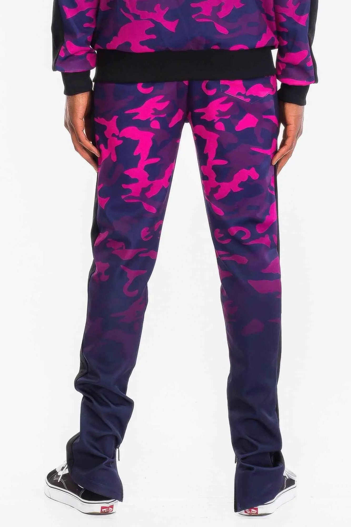 Mens Camo Ombre Print Track Pants - Mr Lou’s Place
