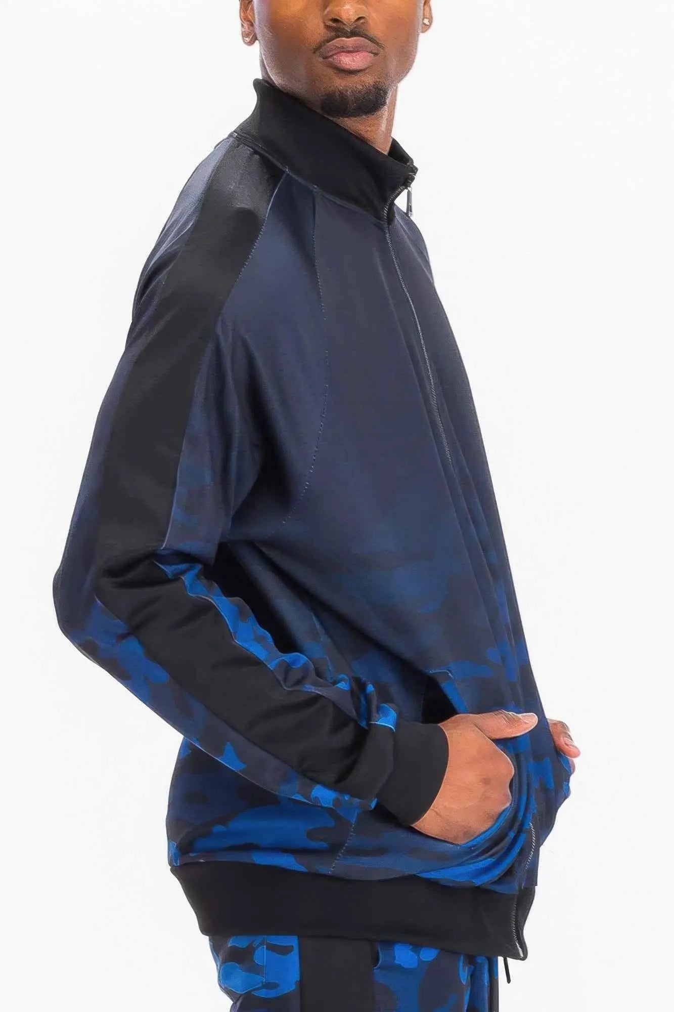 Mens Camo Ombre Track Jacket - Mr Lou’s Place