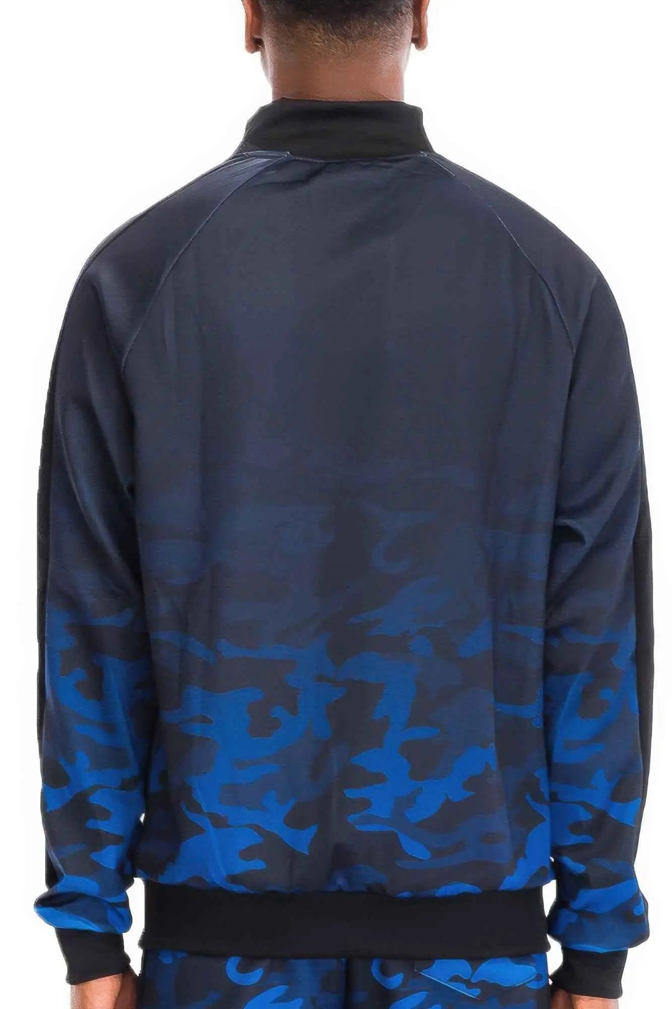 Mens Camo Ombre Track Jacket - Mr Lou’s Place