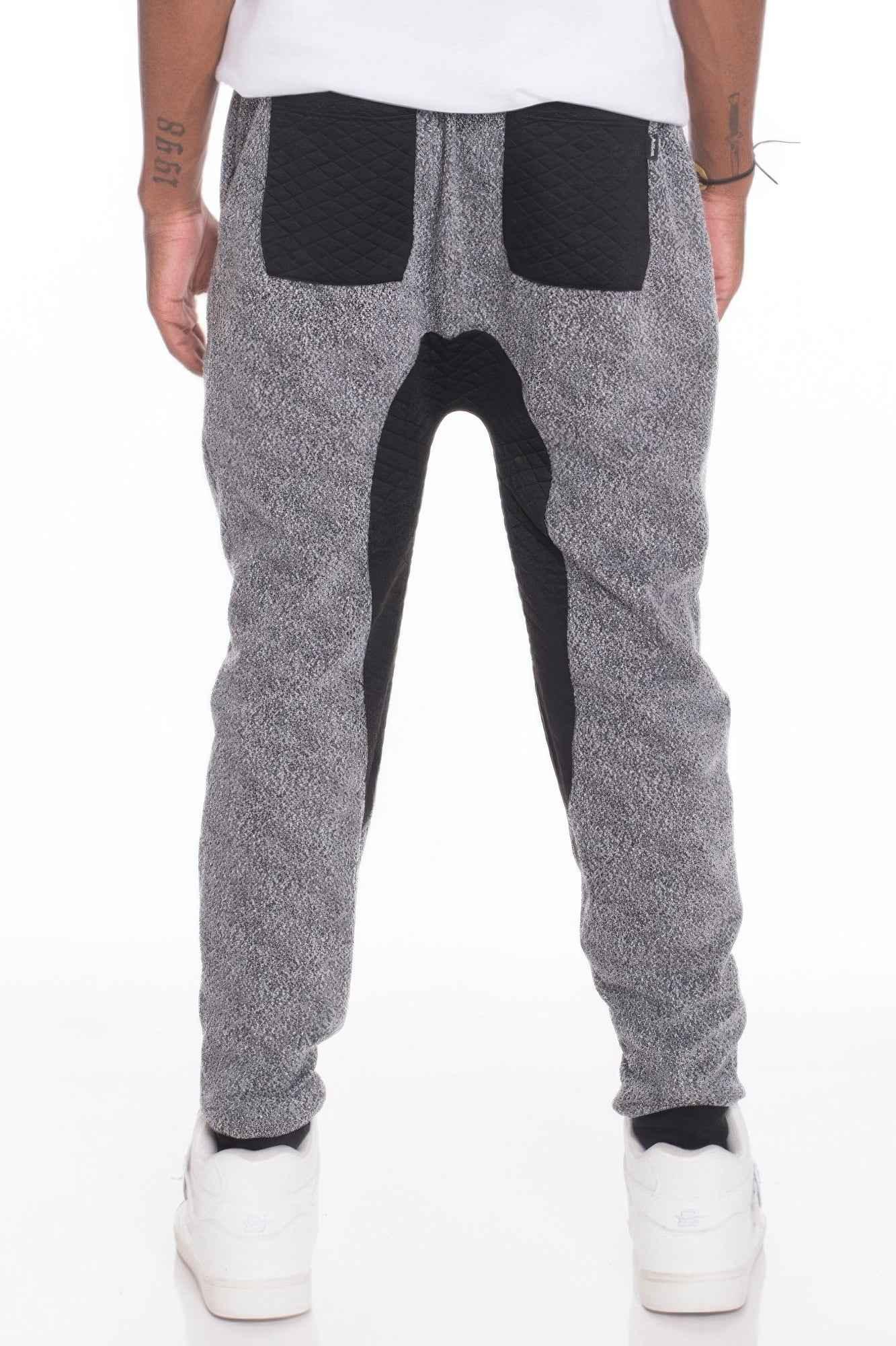 Mens Casual Marbled Sweat Pant Jogger - Mr Lou’s Place