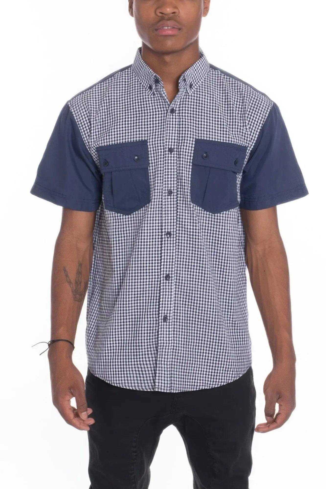 Men's Casual Short Sleeve Button Down Shirts - Mr Lou’s Place