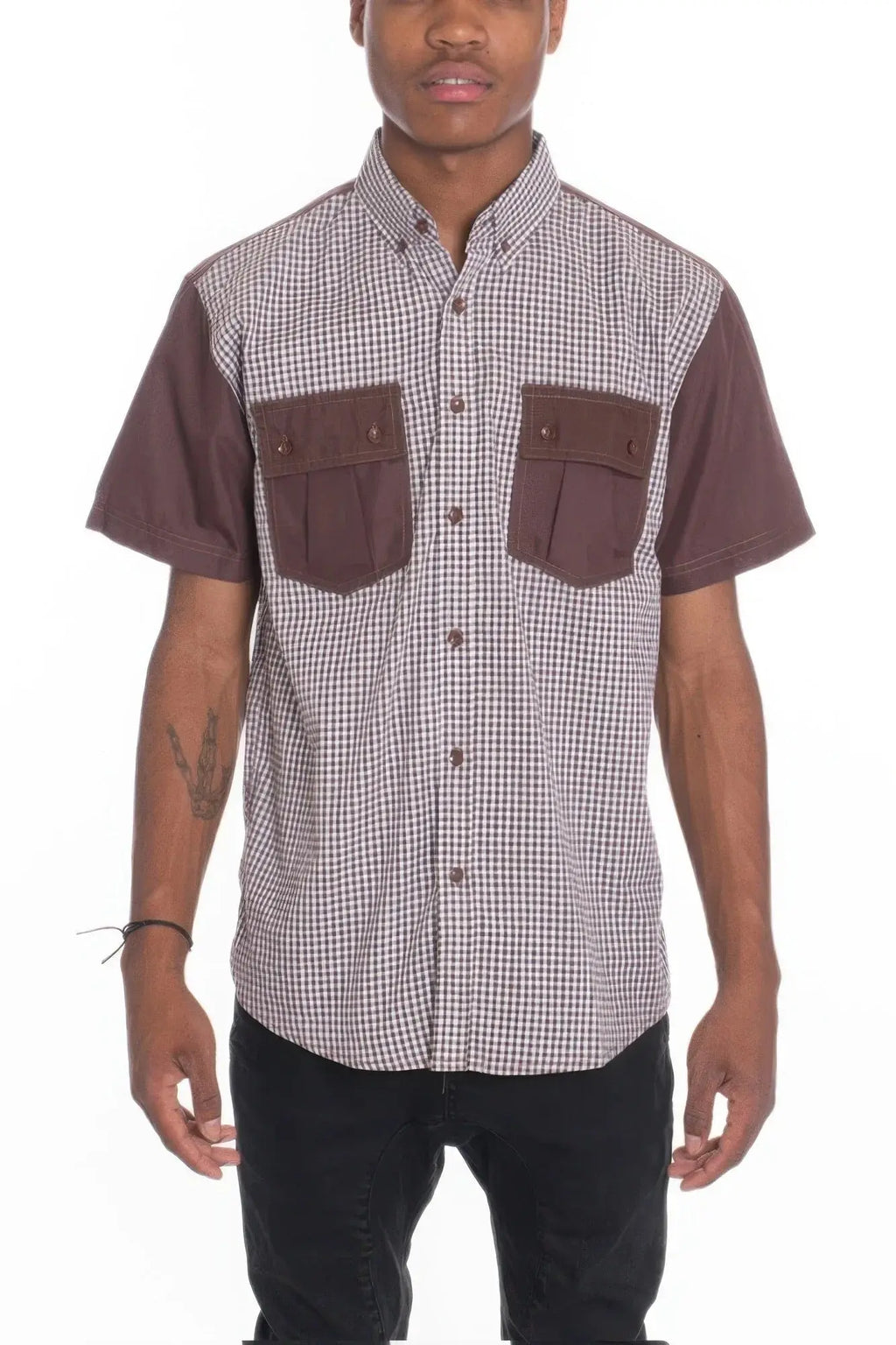 Men's Casual Short Sleeve Button Down Shirts - Mr Lou’s Place