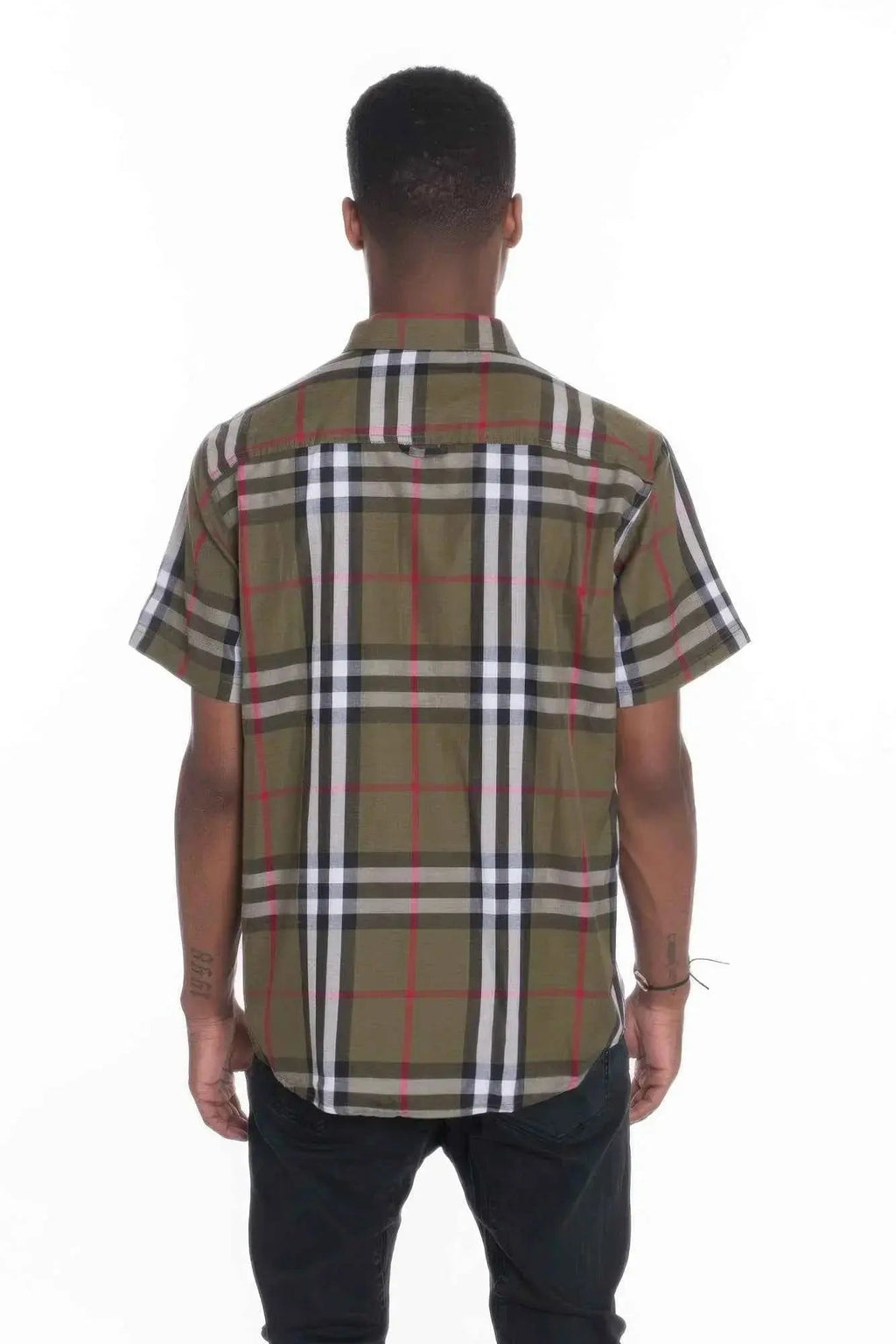 Men's Casual Short Sleeve Checker Shirts - Mr Lou’s Place
