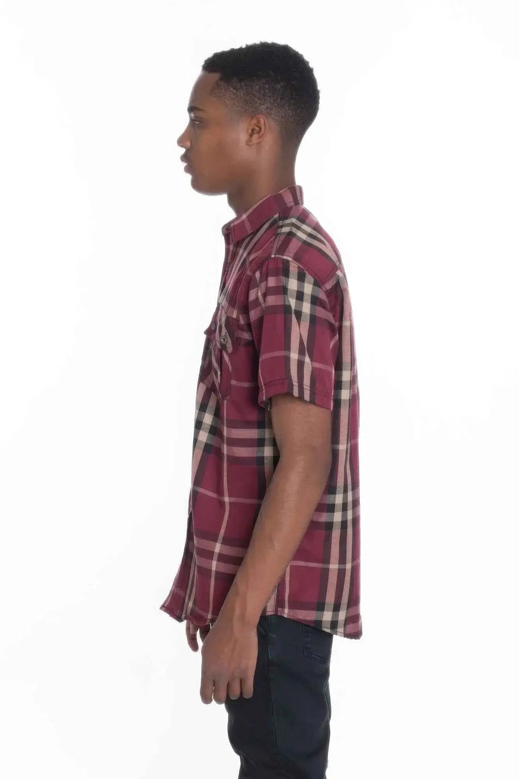 Men's Casual Short Sleeve Checker Shirts - Mr Lou’s Place
