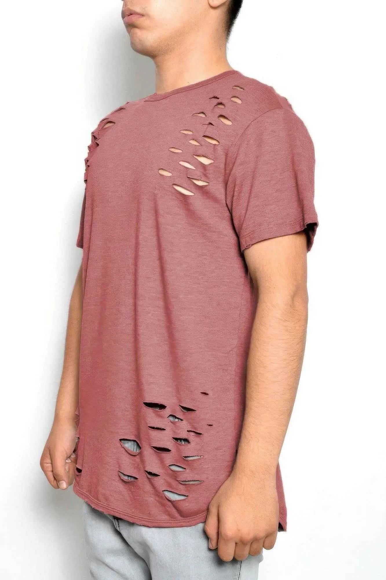 Men's Casual Short Sleeve Jersey T-shirt Tops - Mr Lou’s Place