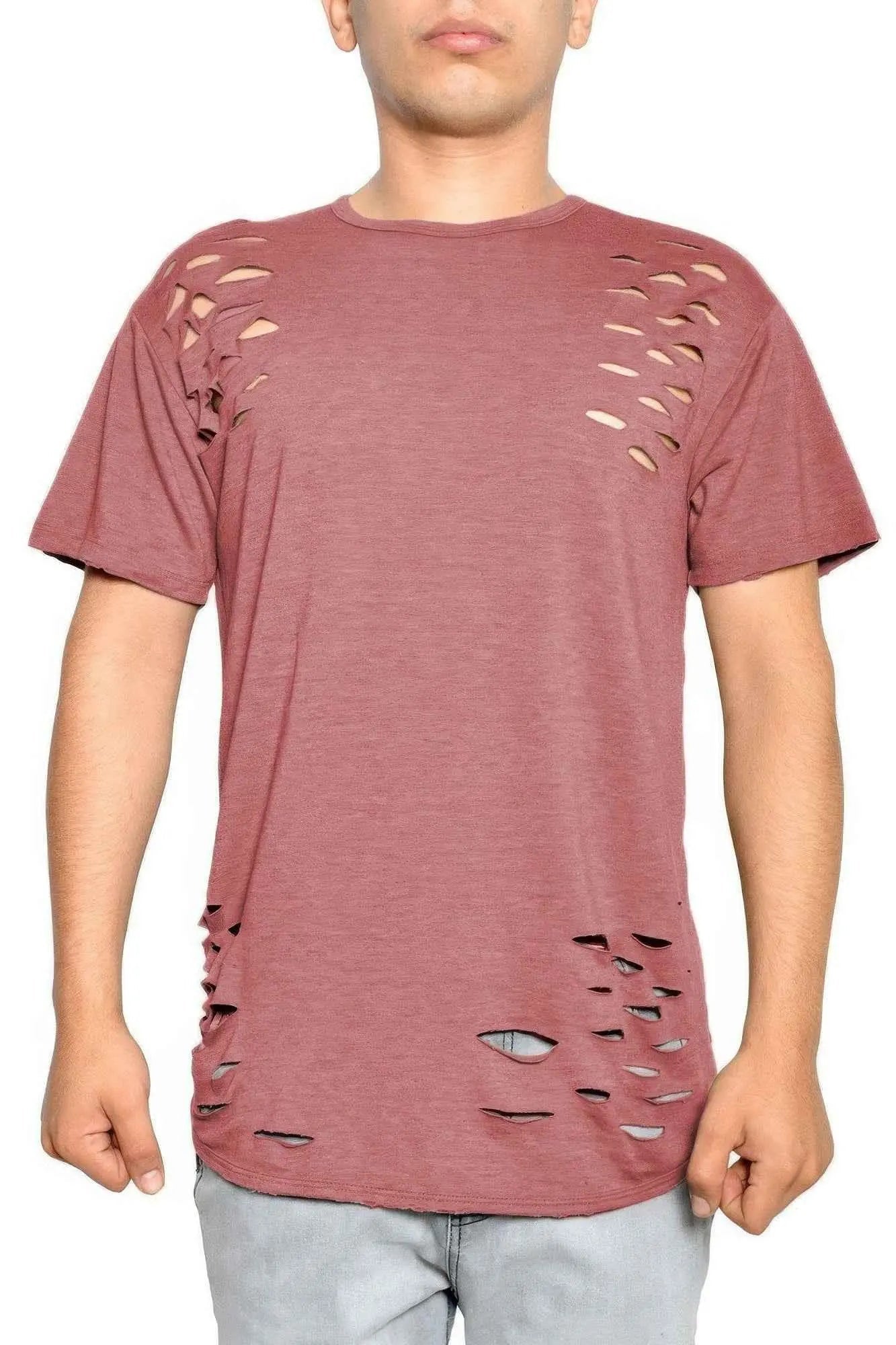 Men's Casual Short Sleeve Jersey T-shirt Tops - Mr Lou’s Place