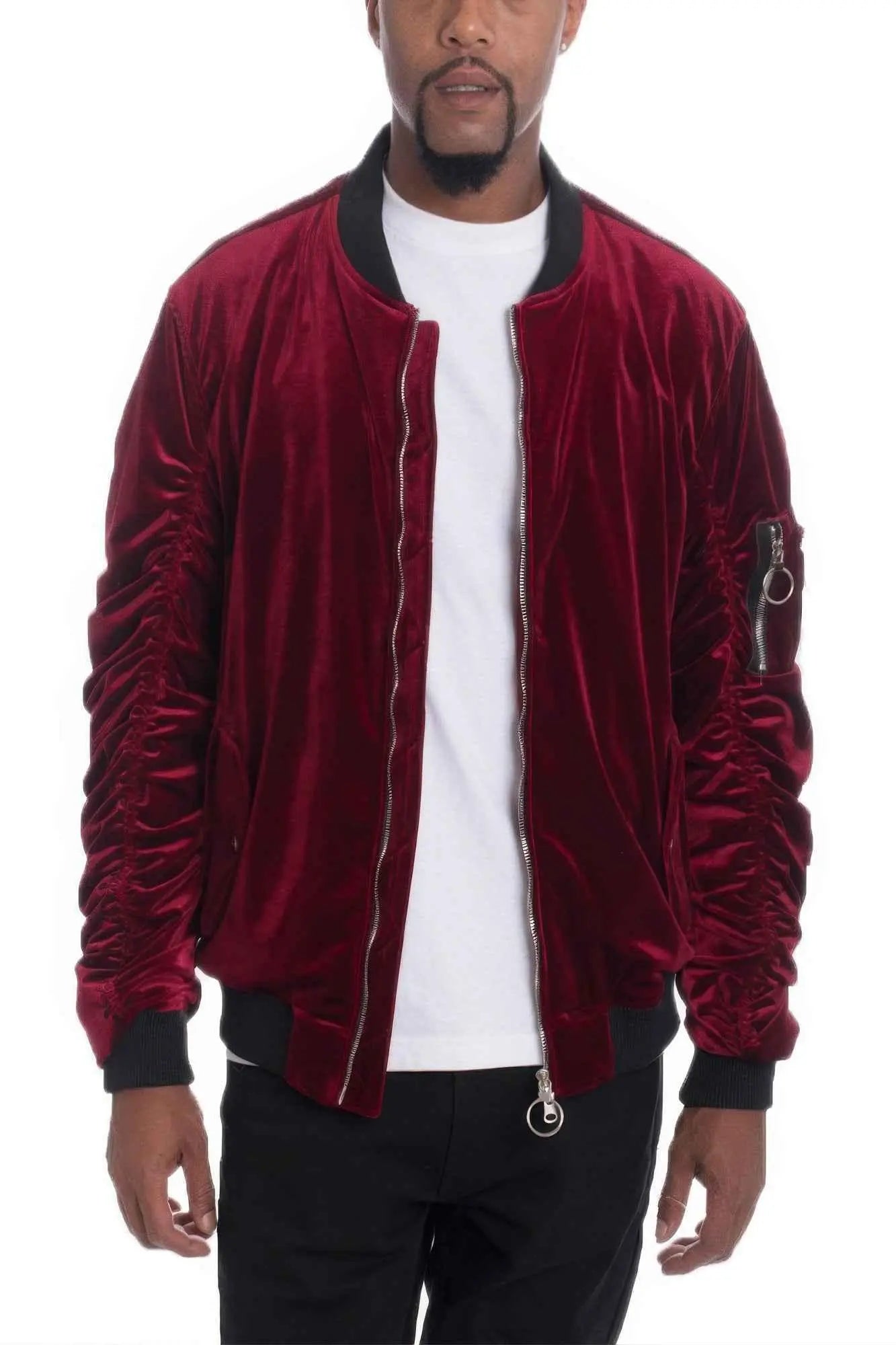 Men's Casual Slim Fit Bomber Jacket - Mr Lou’s Place