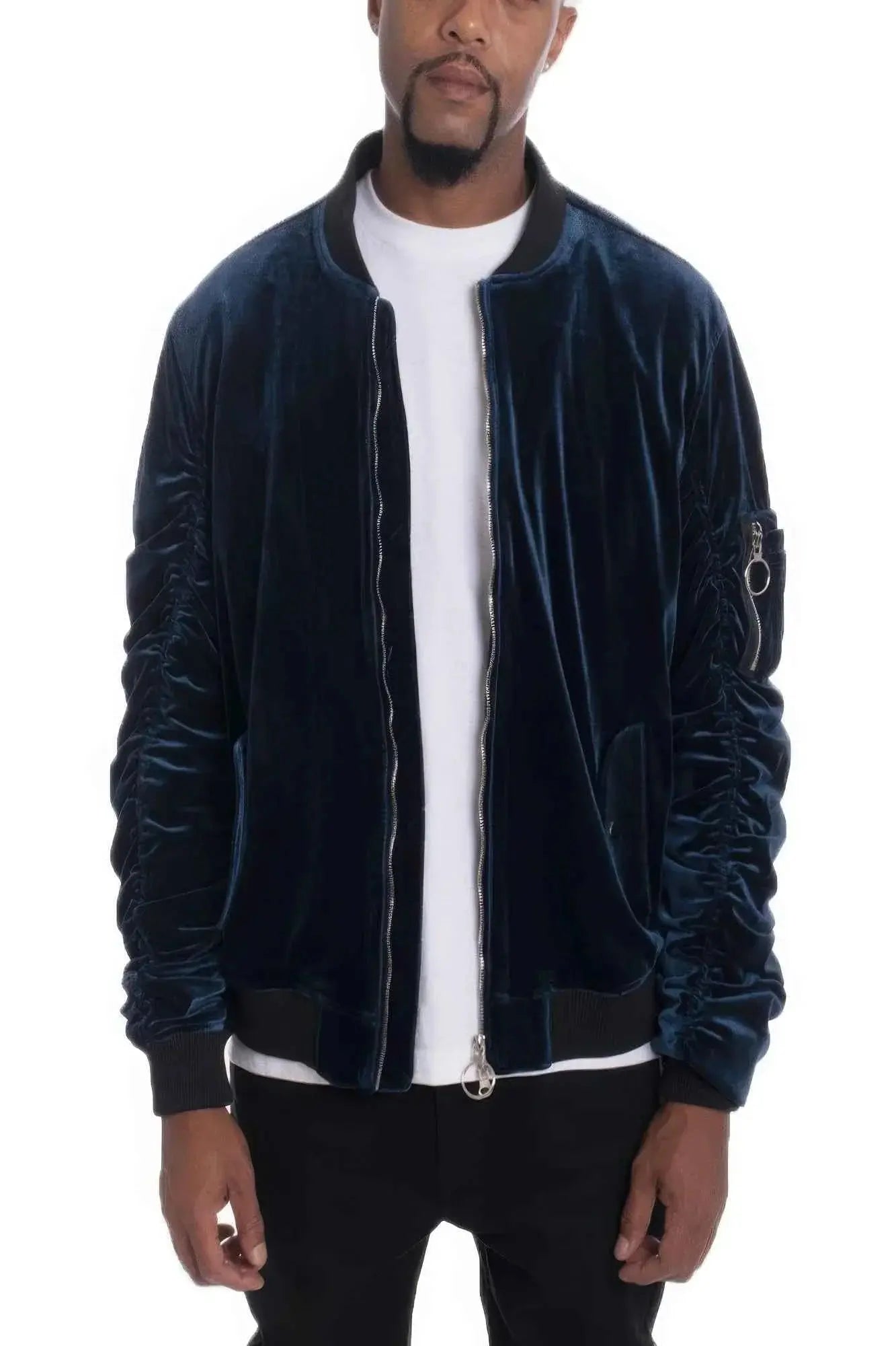 Men's Casual Slim Fit Bomber Jacket - Mr Lou’s Place