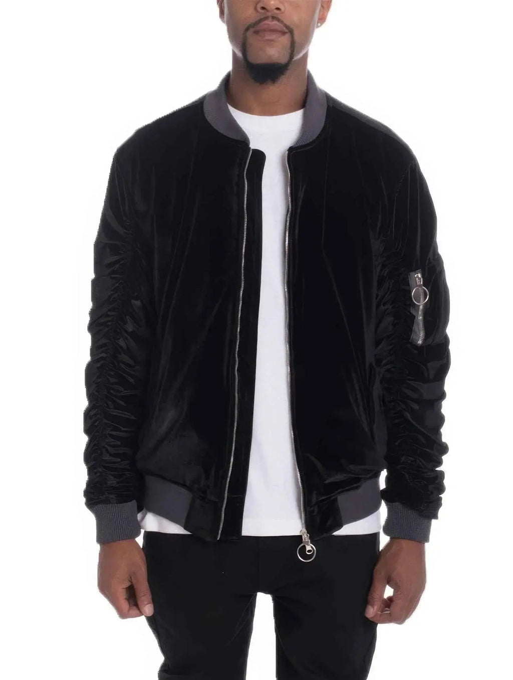 Men's Casual Slim Fit Bomber Jacket - Mr Lou’s Place