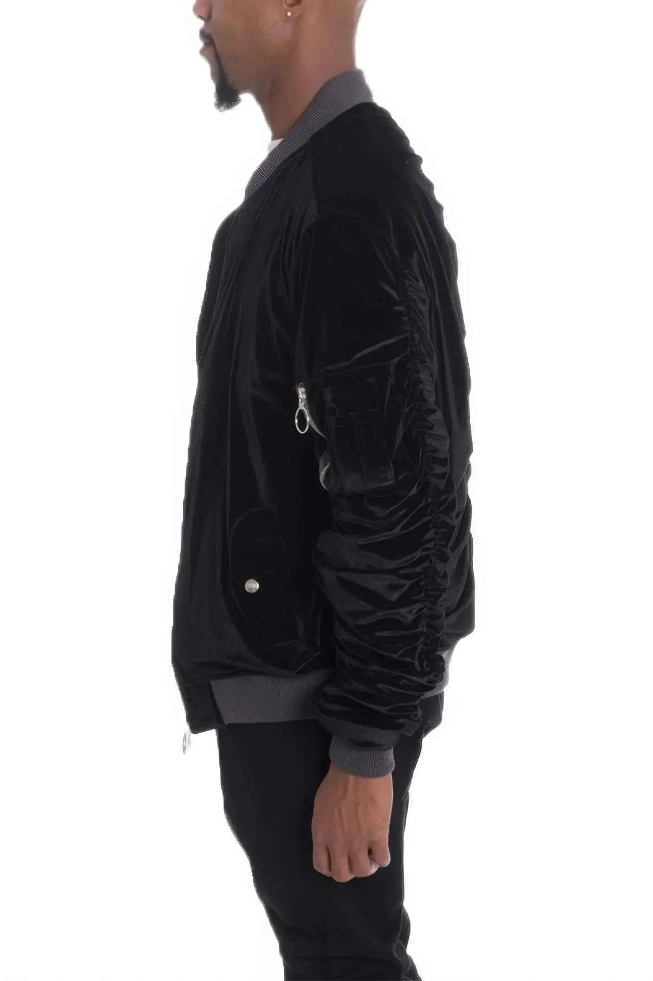 Men's Casual Slim Fit Bomber Jacket - Mr Lou’s Place