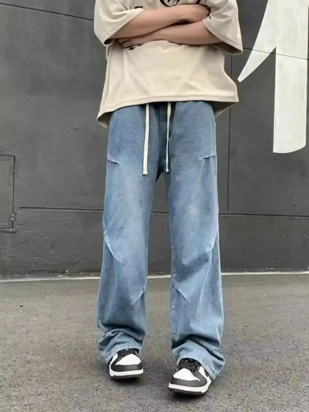 Men's Full Size Loose Fit Jeans Plus Size - Mr Lou’s Place