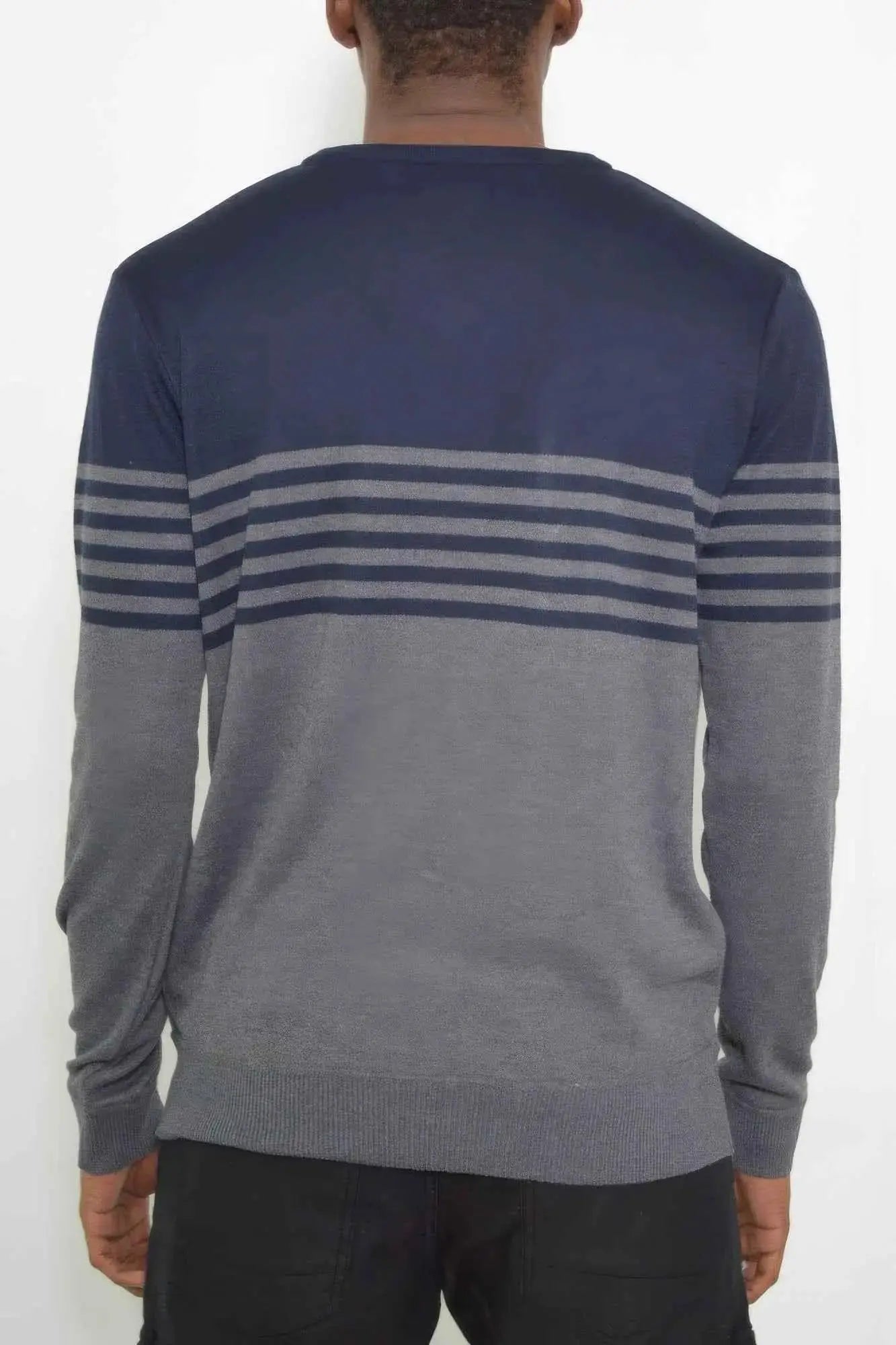 Mens Knit Vneck Pullover Sweater - Mr Lou’s Place