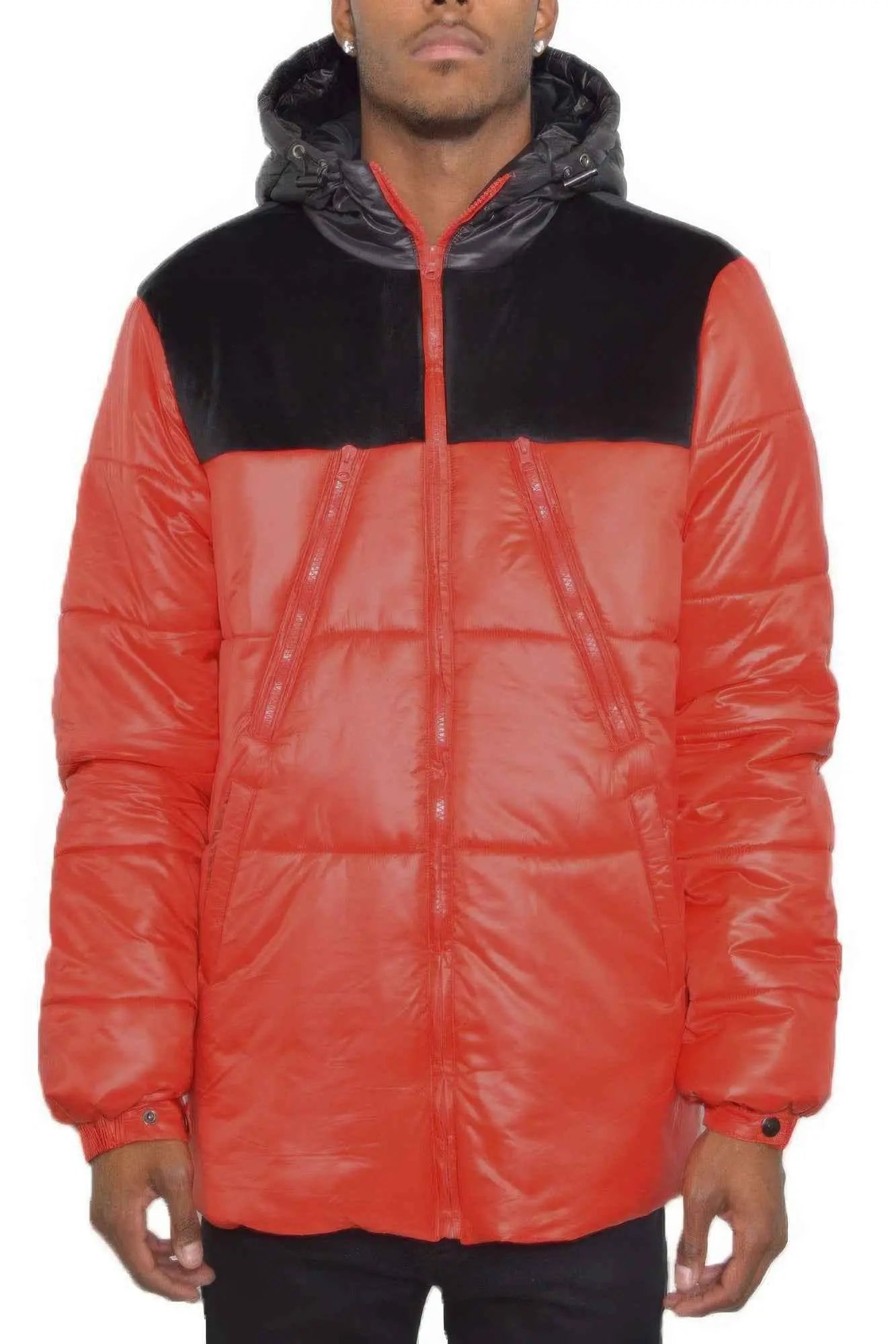 Mens Padded Buffle Puffer Jacket - Mr Lou’s Place