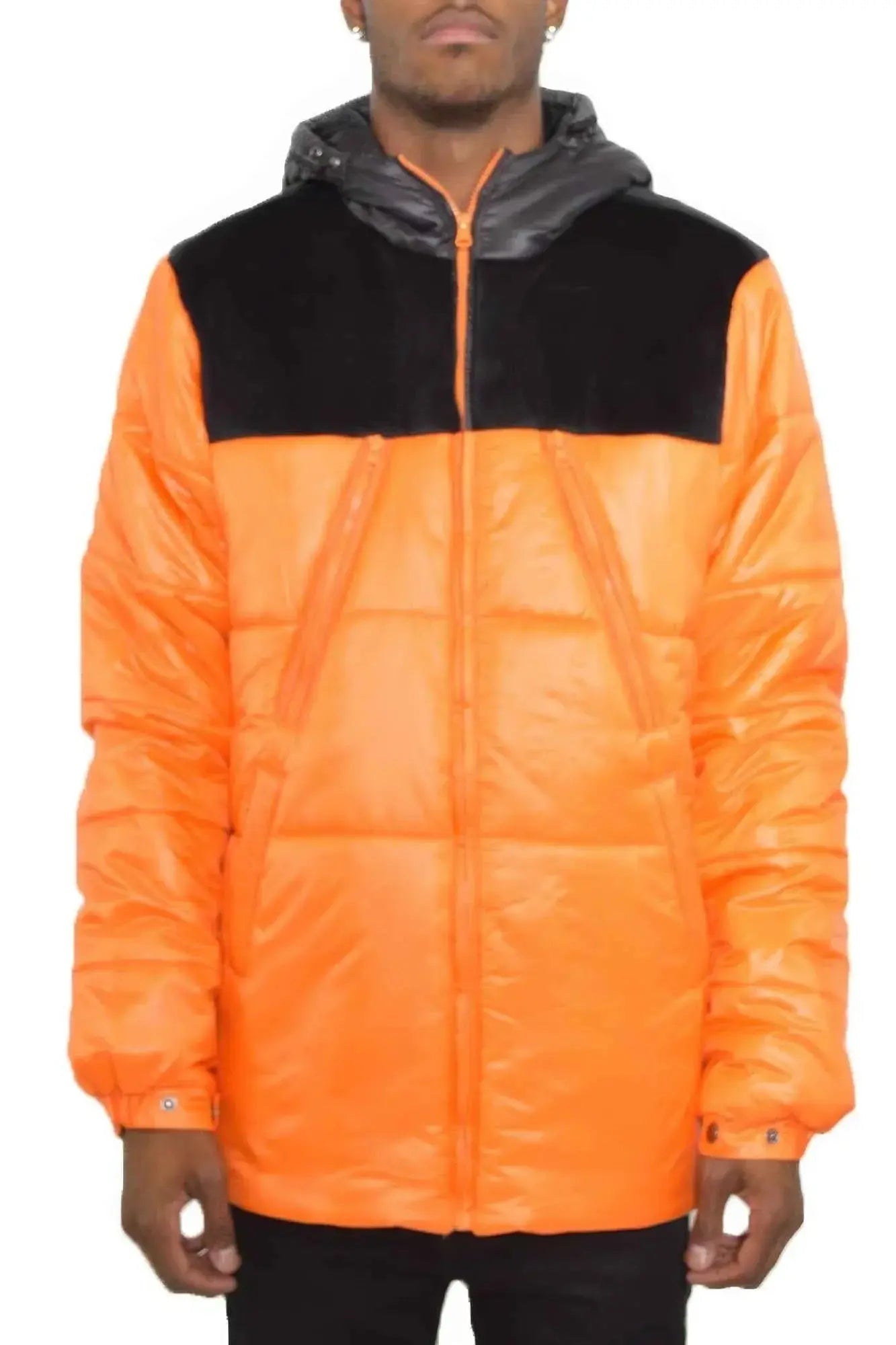 Mens Padded Buffle Puffer Jacket - Mr Lou’s Place