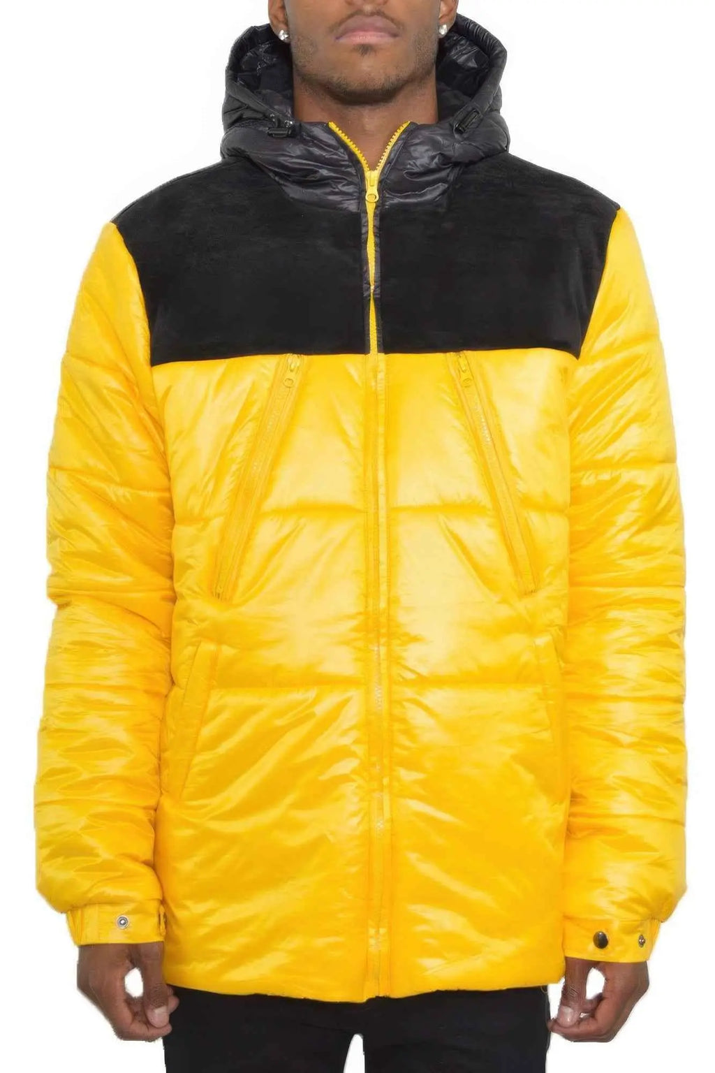 Mens Padded Buffle Puffer Jacket - Mr Lou’s Place