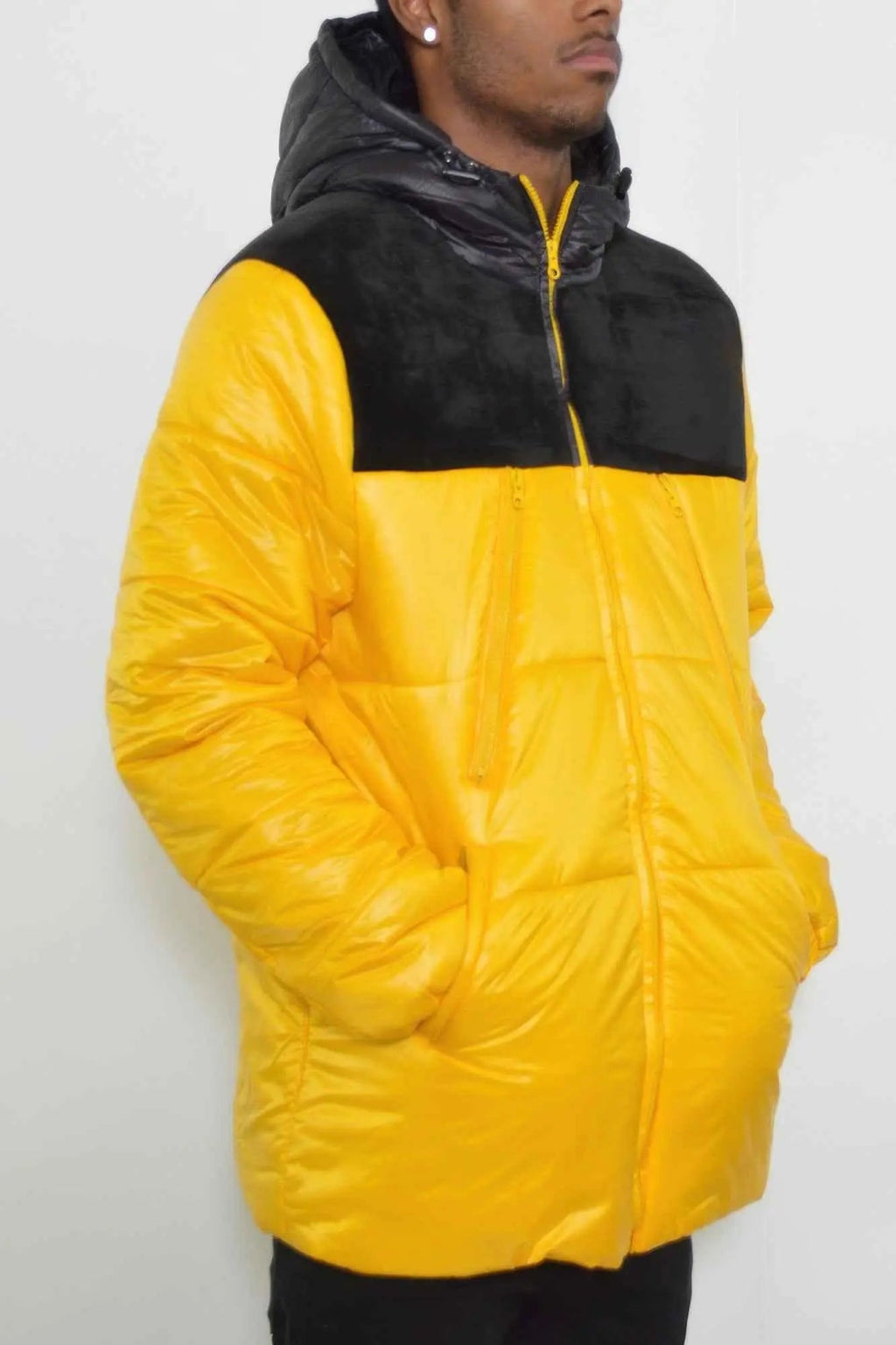 Mens Padded Buffle Puffer Jacket - Mr Lou’s Place