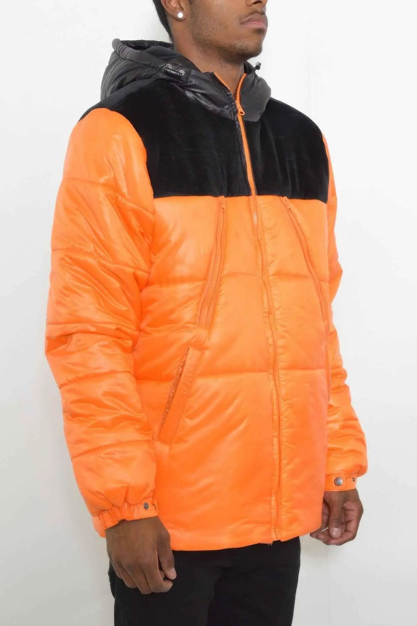 Mens Padded Buffle Puffer Jacket - Mr Lou’s Place