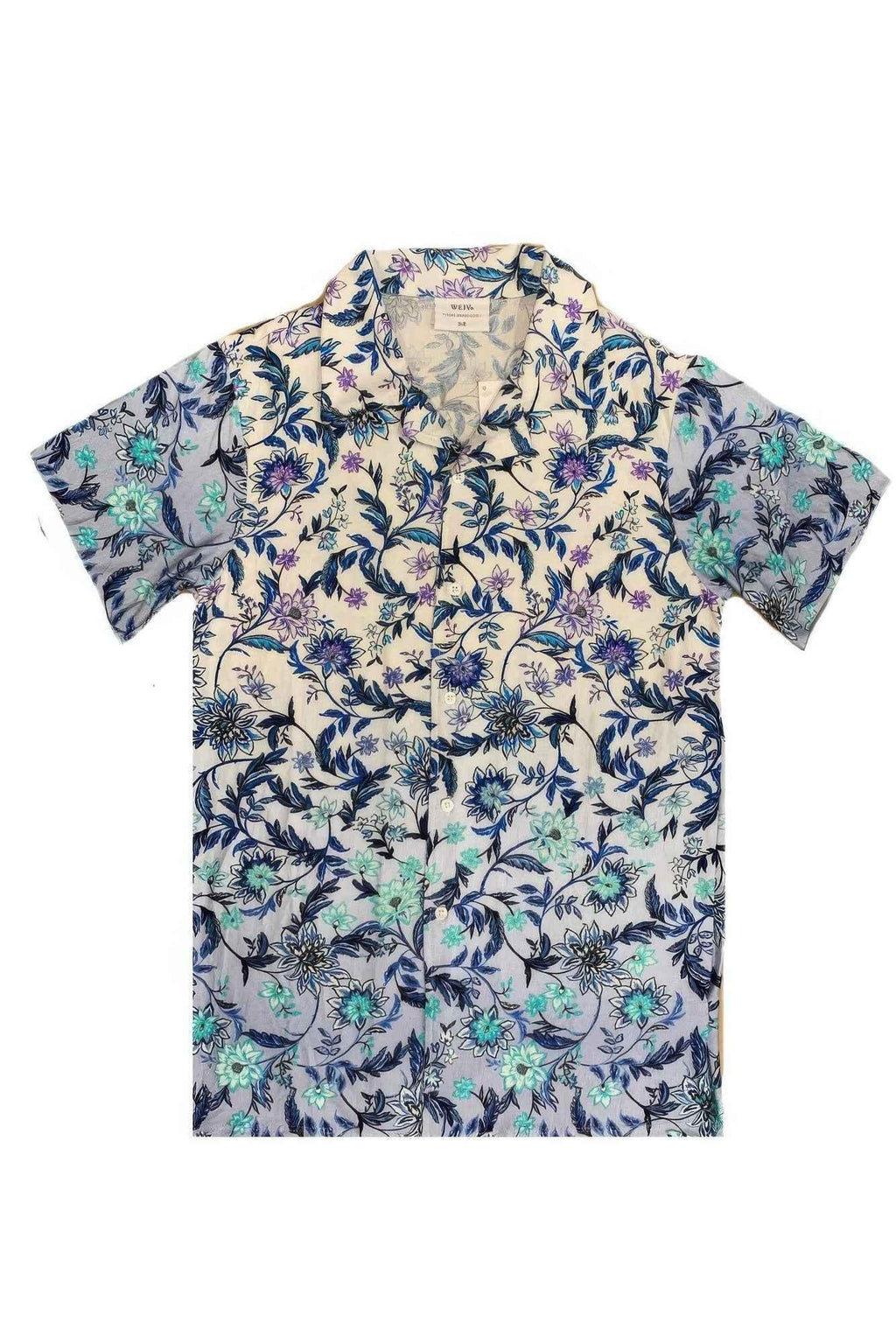 Mens Paisley Button Down Shirt - Mr Lou’s Place