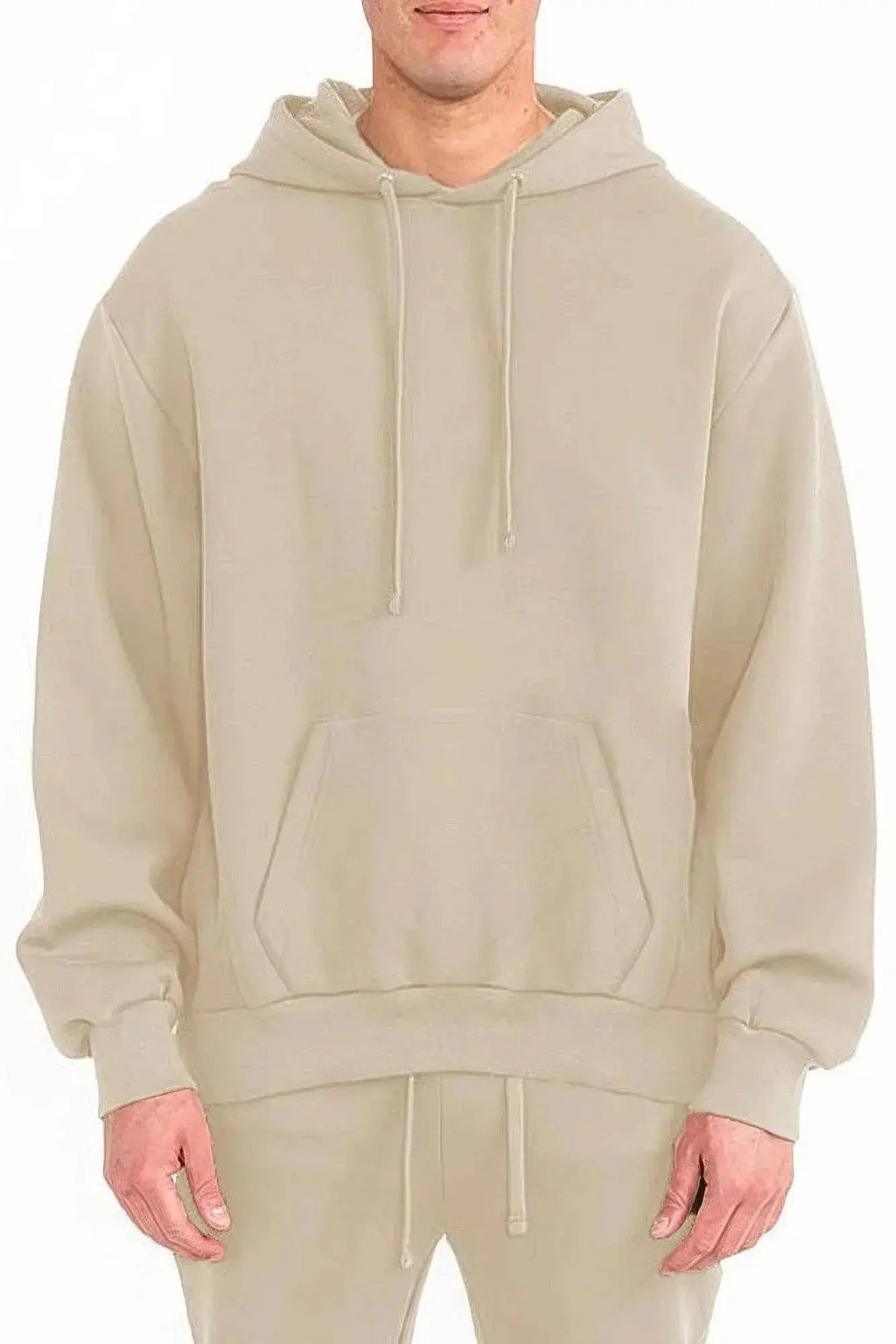 Mens Solid Tech Fleece Hoodie - Mr Lou’s Place