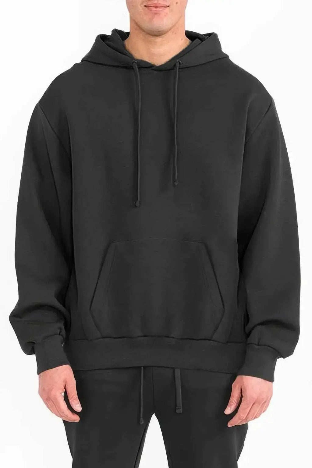 Mens Solid Tech Fleece Hoodie - Mr Lou’s Place