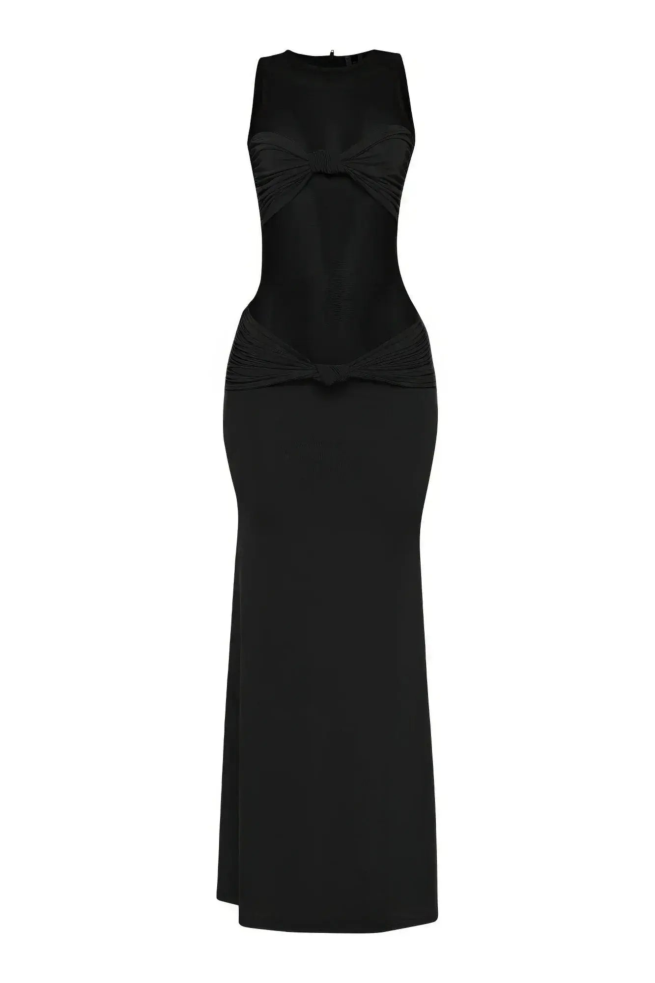 Mesh Contrast Rube Maxi Dress - Mr Lou’s Place
