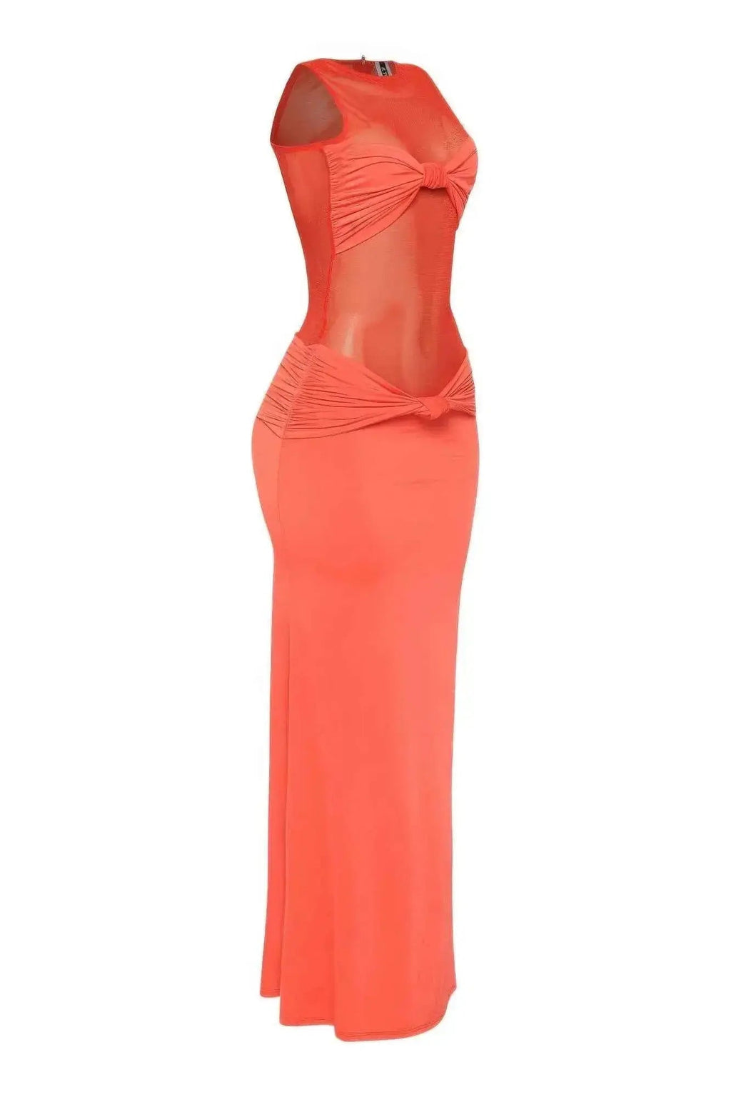 Mesh Contrast Rube Maxi Dress - Mr Lou’s Place