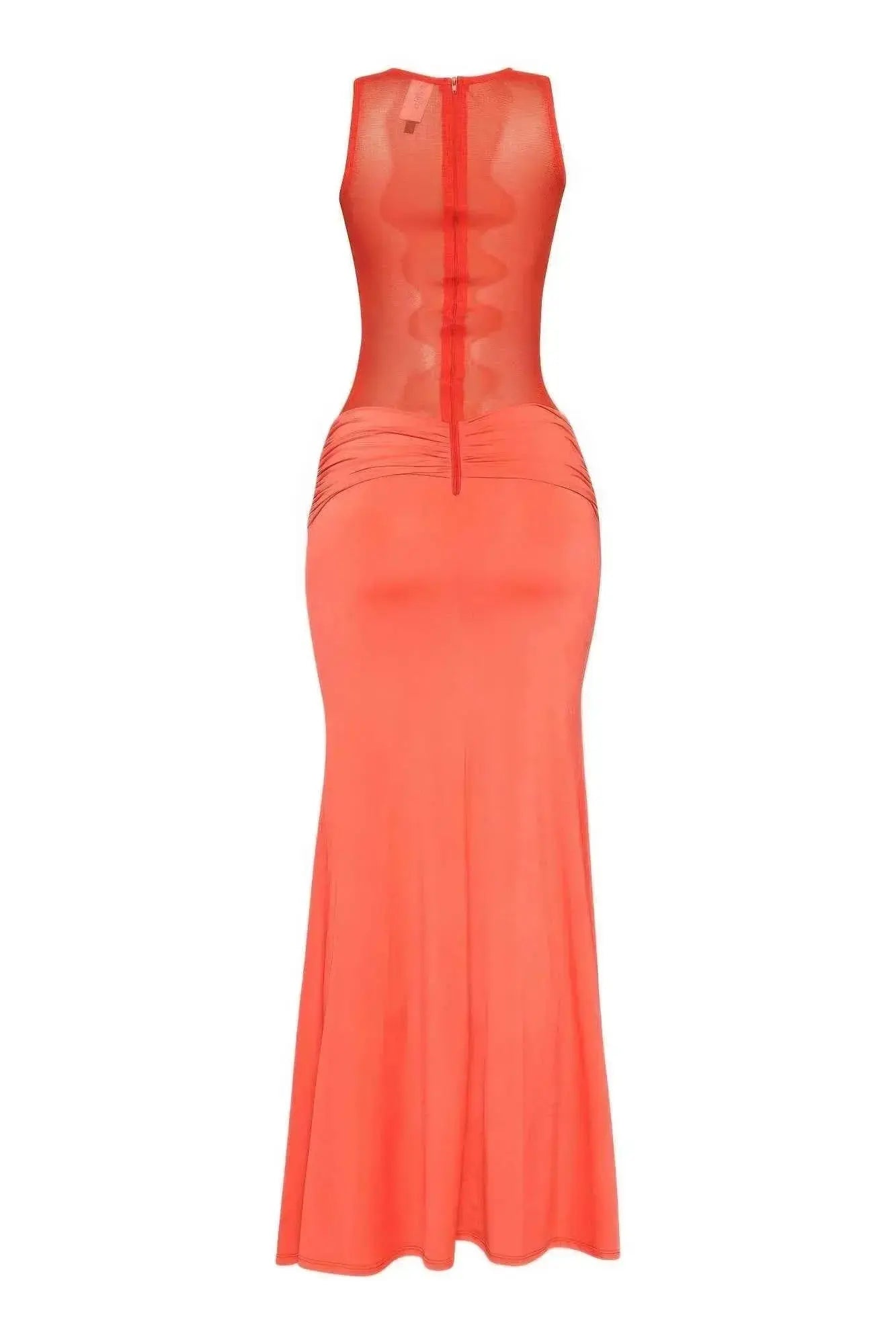 Mesh Contrast Rube Maxi Dress - Mr Lou’s Place